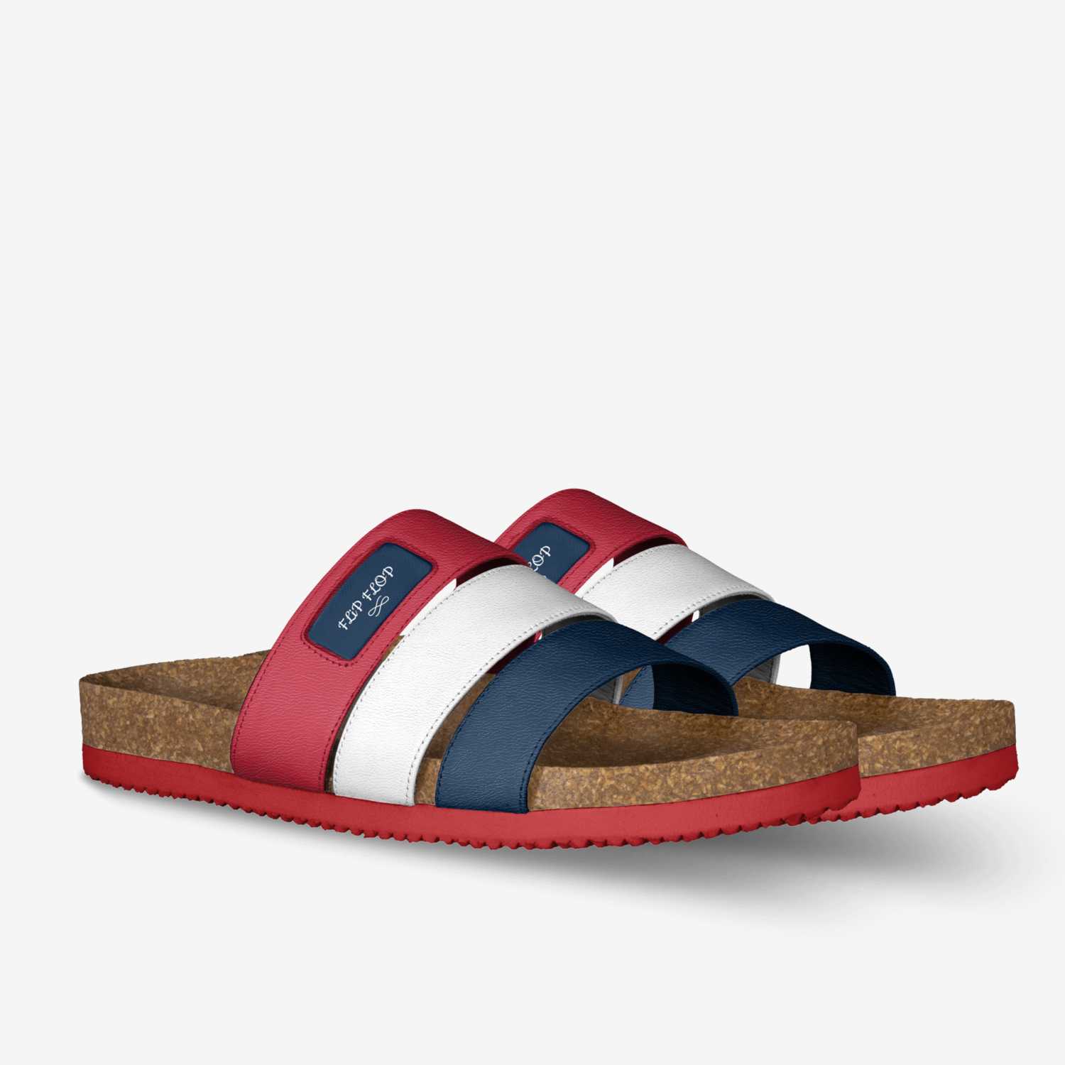 FLiP FLOP custom made in Italy shoes by Thomas Childers | Double view