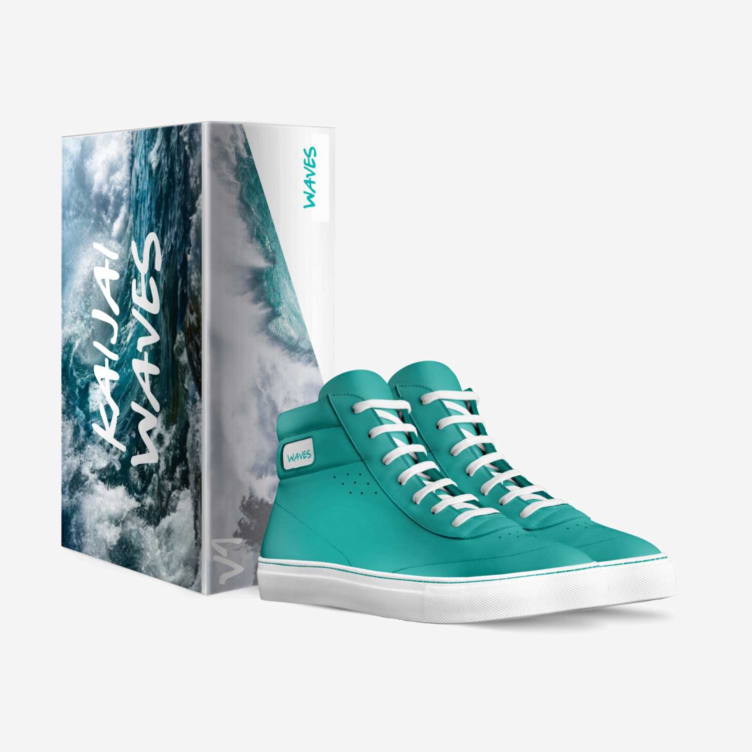 KaiJai Waves 1's custom made in Italy shoes by Keaton Jones | Box view