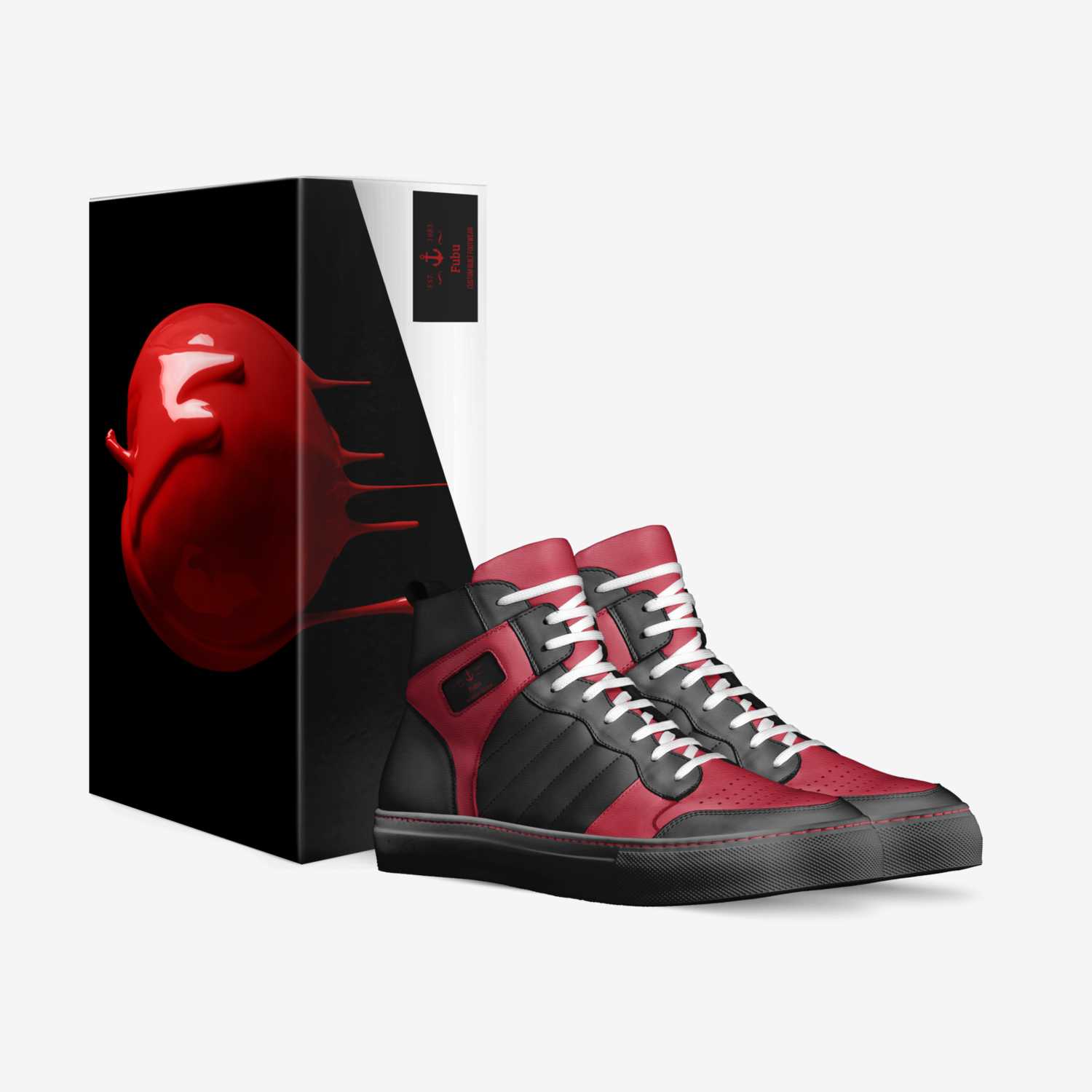 Fubu custom made in Italy shoes by William Alicea-baez | Box view