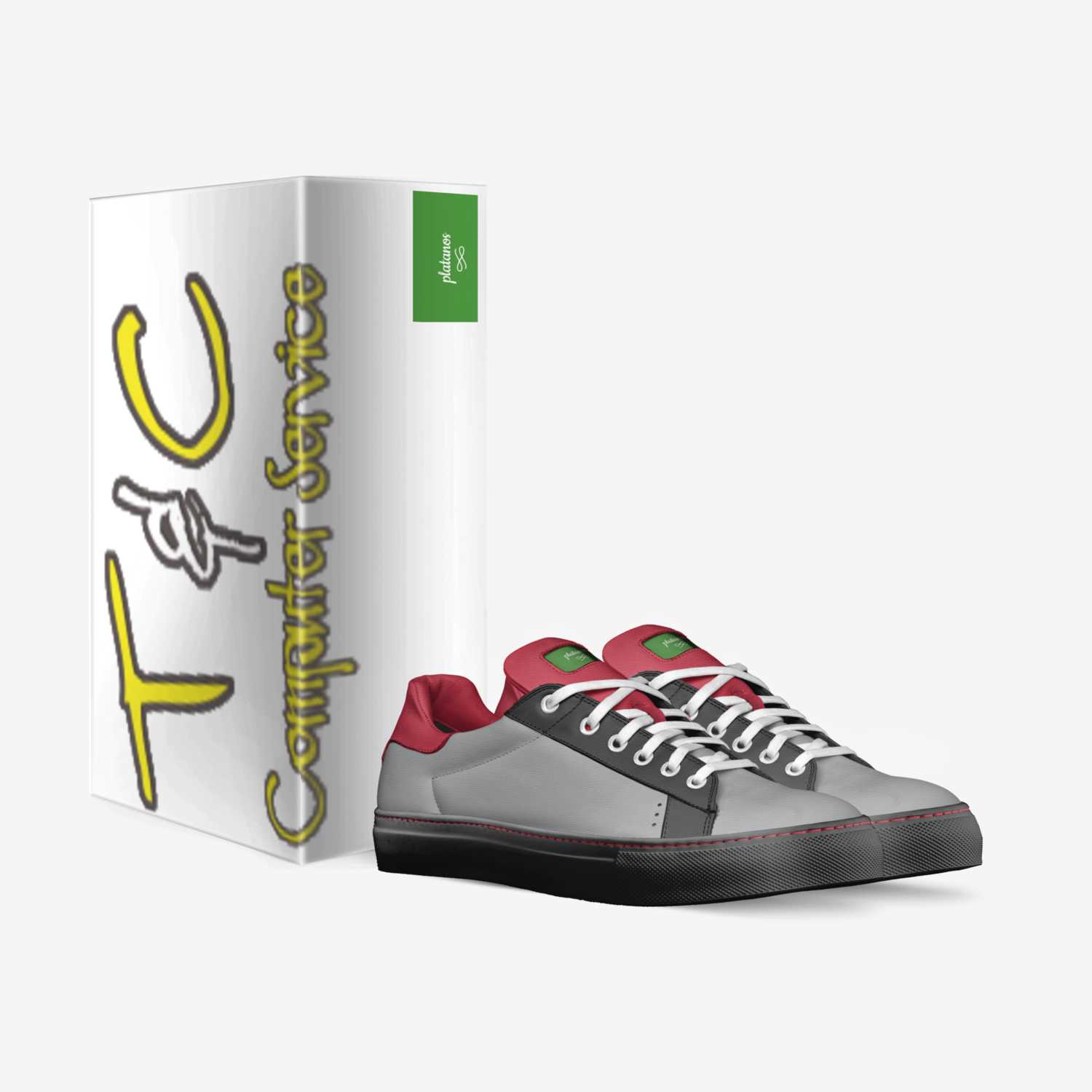 platanos custom made in Italy shoes by Tony Pita | Box view
