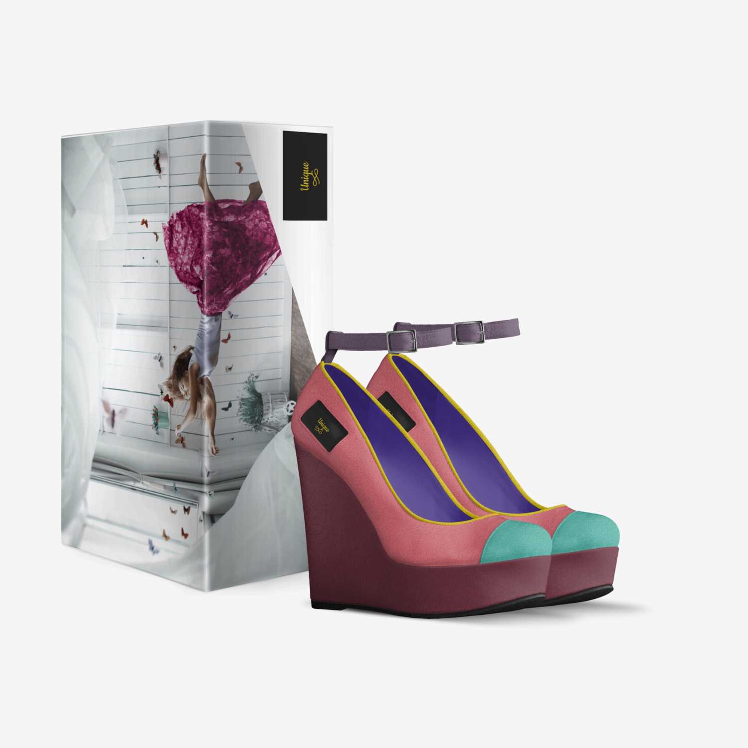 Unique custom made in Italy shoes by C | Box view