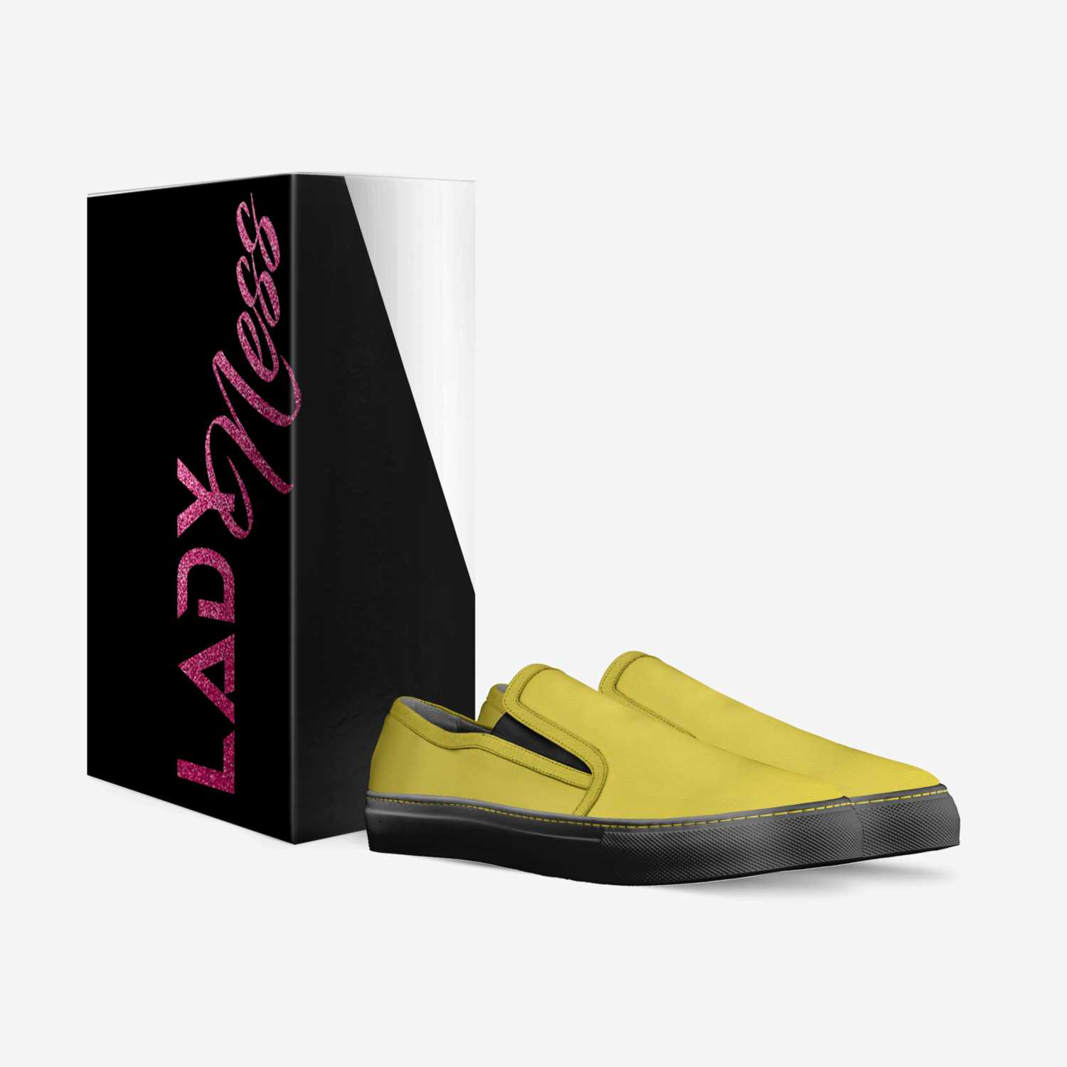 Mellow Yellow custom made in Italy shoes by Lady Ness | Box view