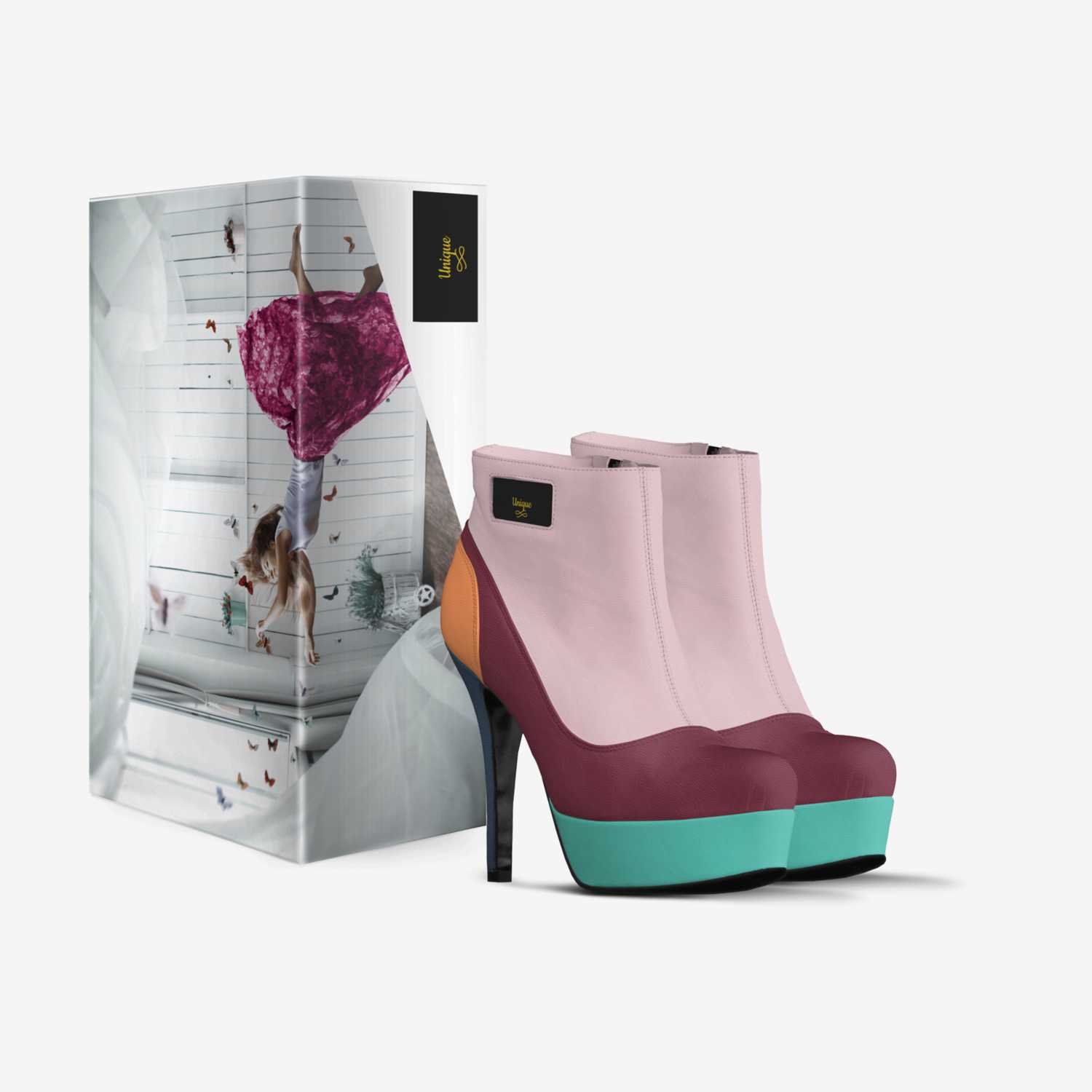Unique custom made in Italy shoes by C | Box view