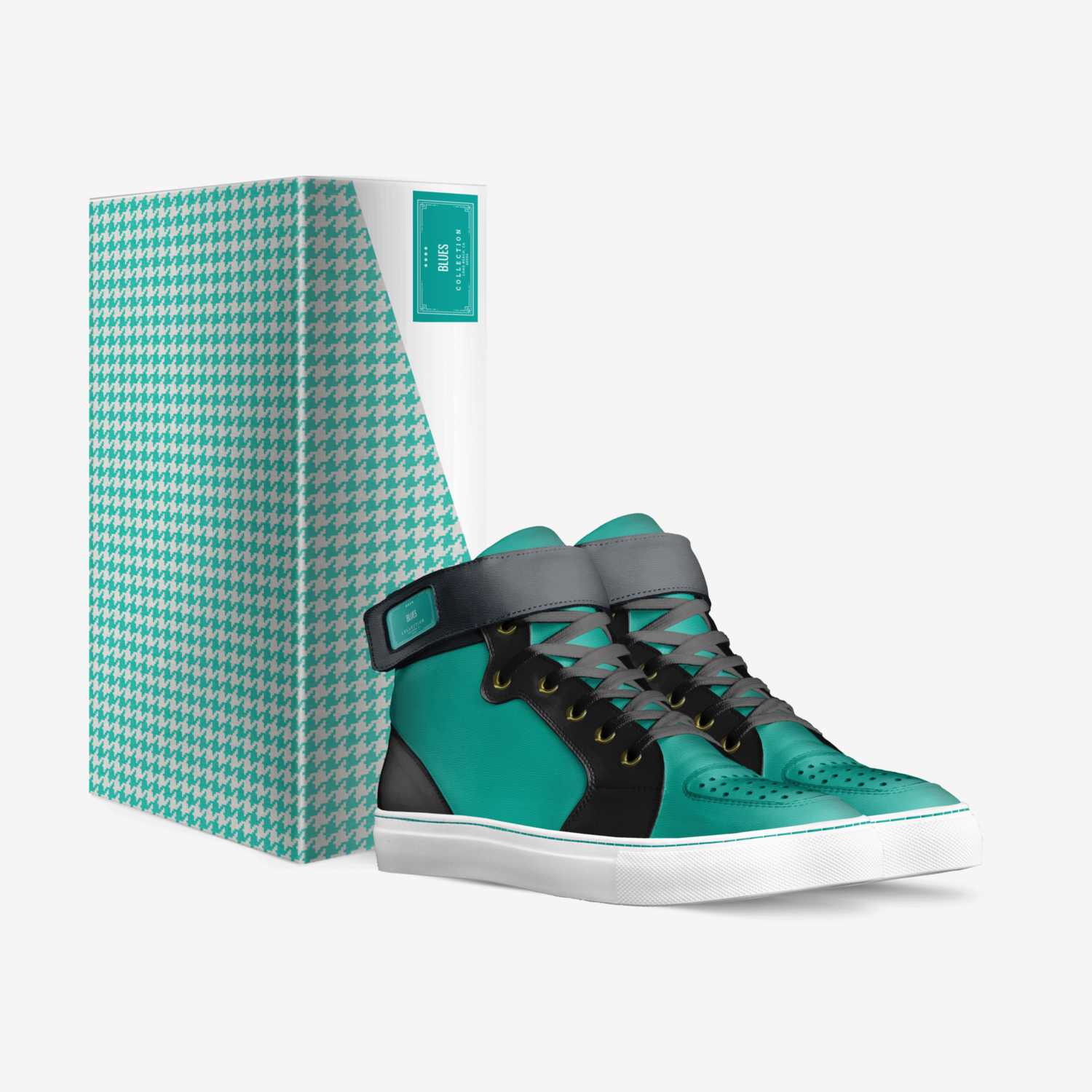 BLUES custom made in Italy shoes by Blue Dimond | Box view