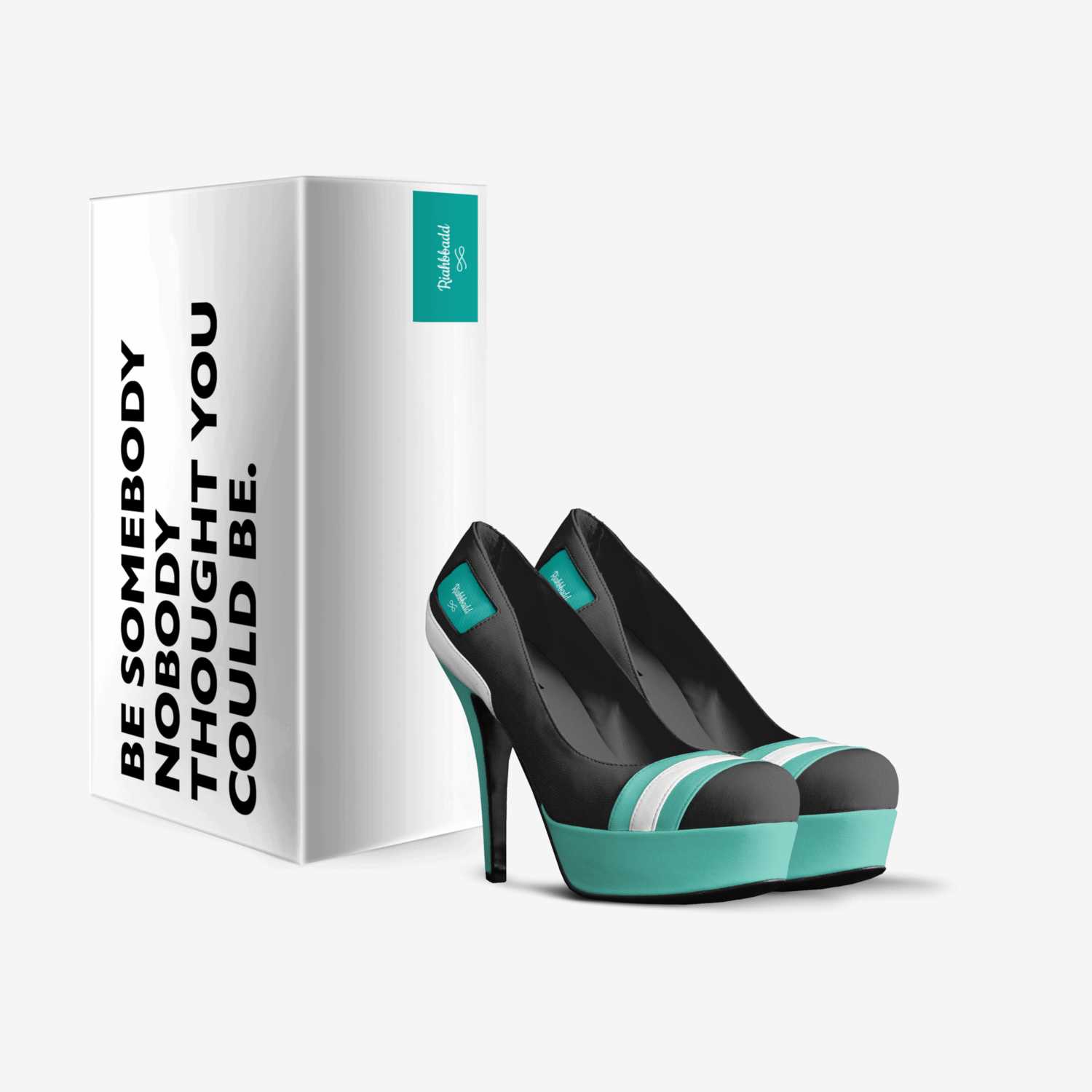 Riahbbadd custom made in Italy shoes by Mariah Wilson | Box view