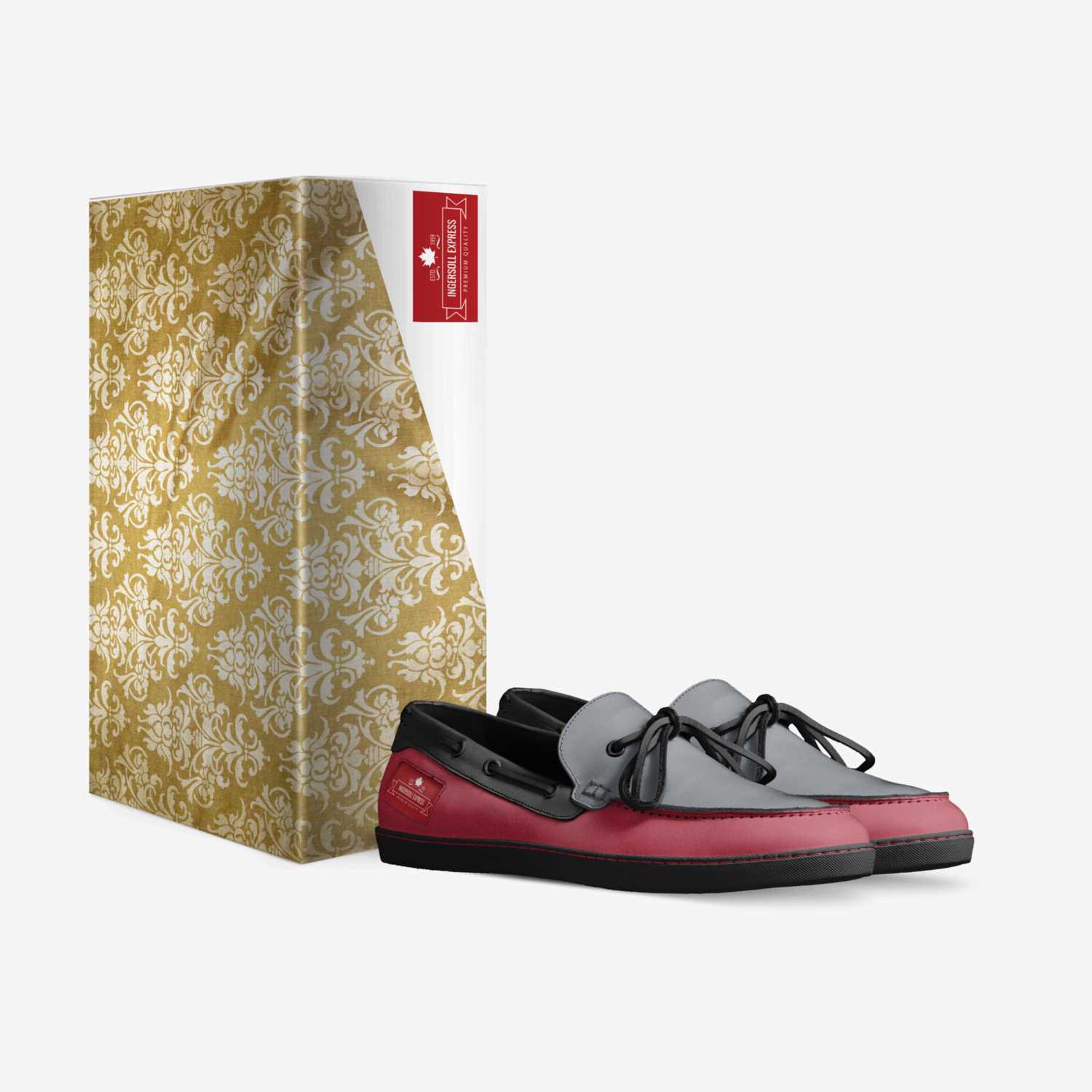 custom desginer custom made in Italy shoes by Benjamin Brown | Box view