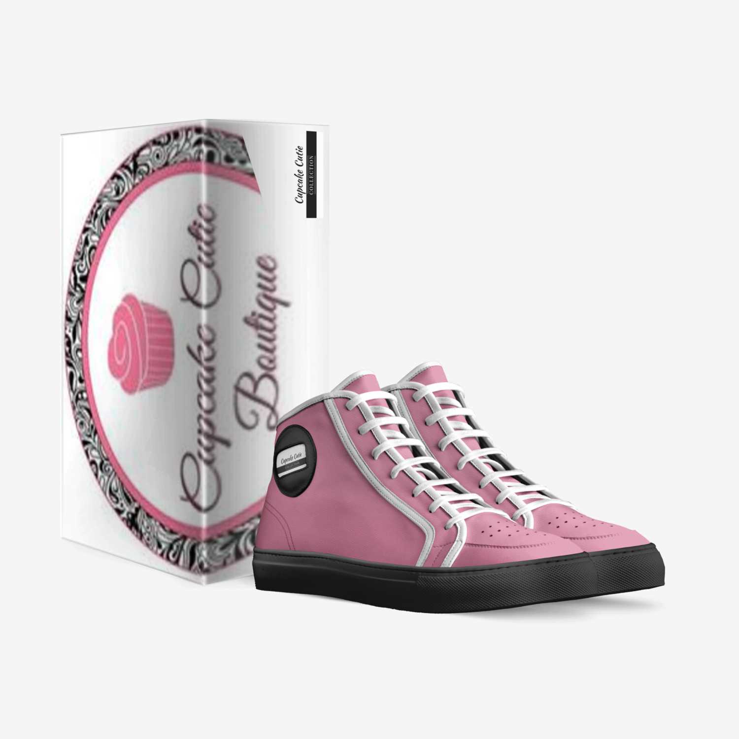 Cupcake Cutie  custom made in Italy shoes by Damon Jones | Box view