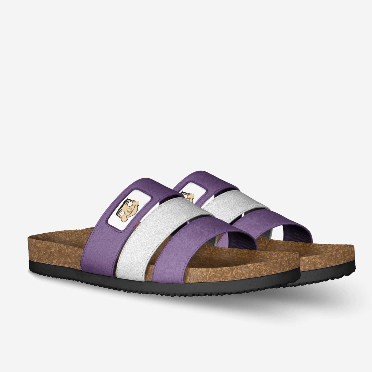 Air Pleb custom made in Italy shoes by Hayden Bagley | Double view