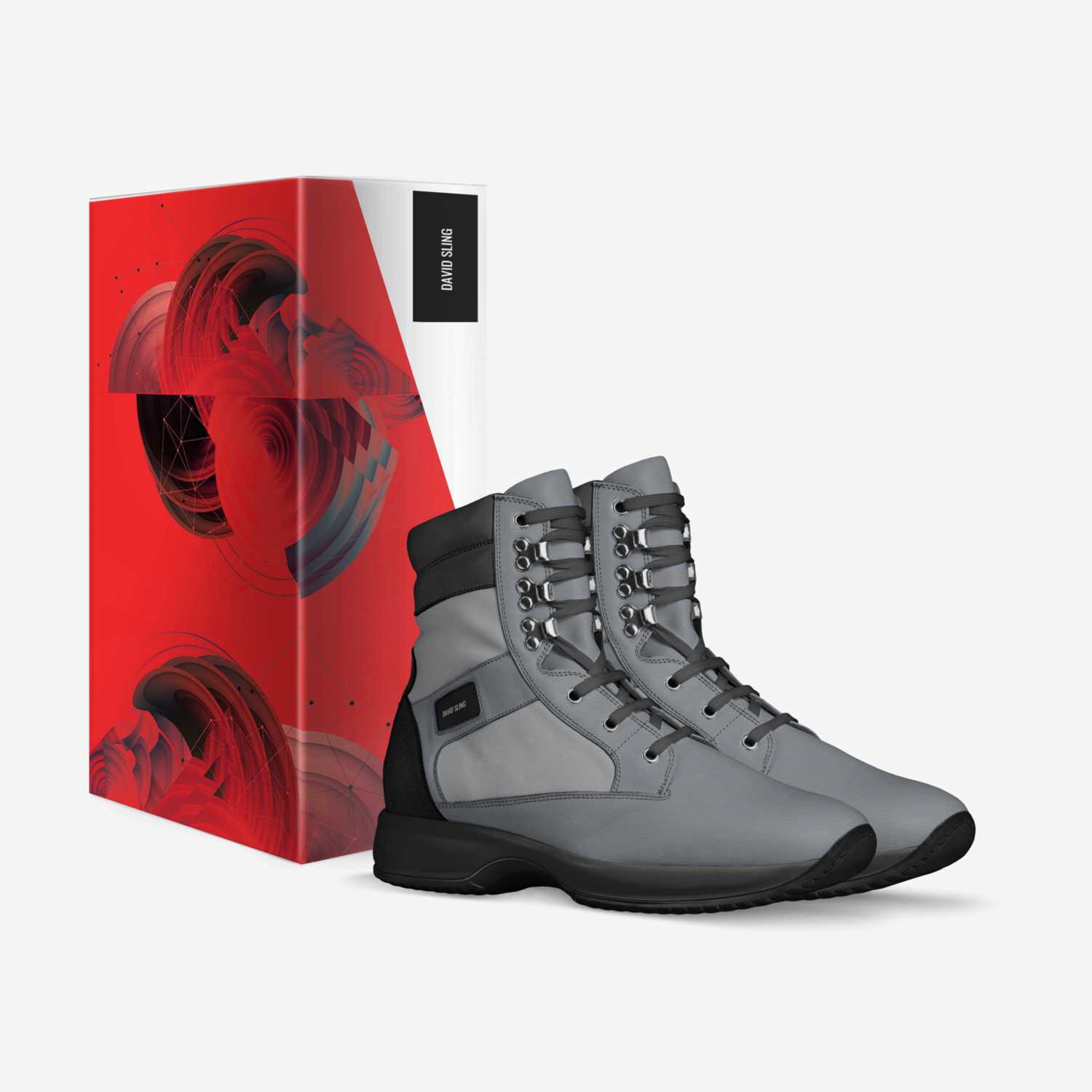 David sling  custom made in Italy shoes by Nkosingphile Nhlabatsi | Box view