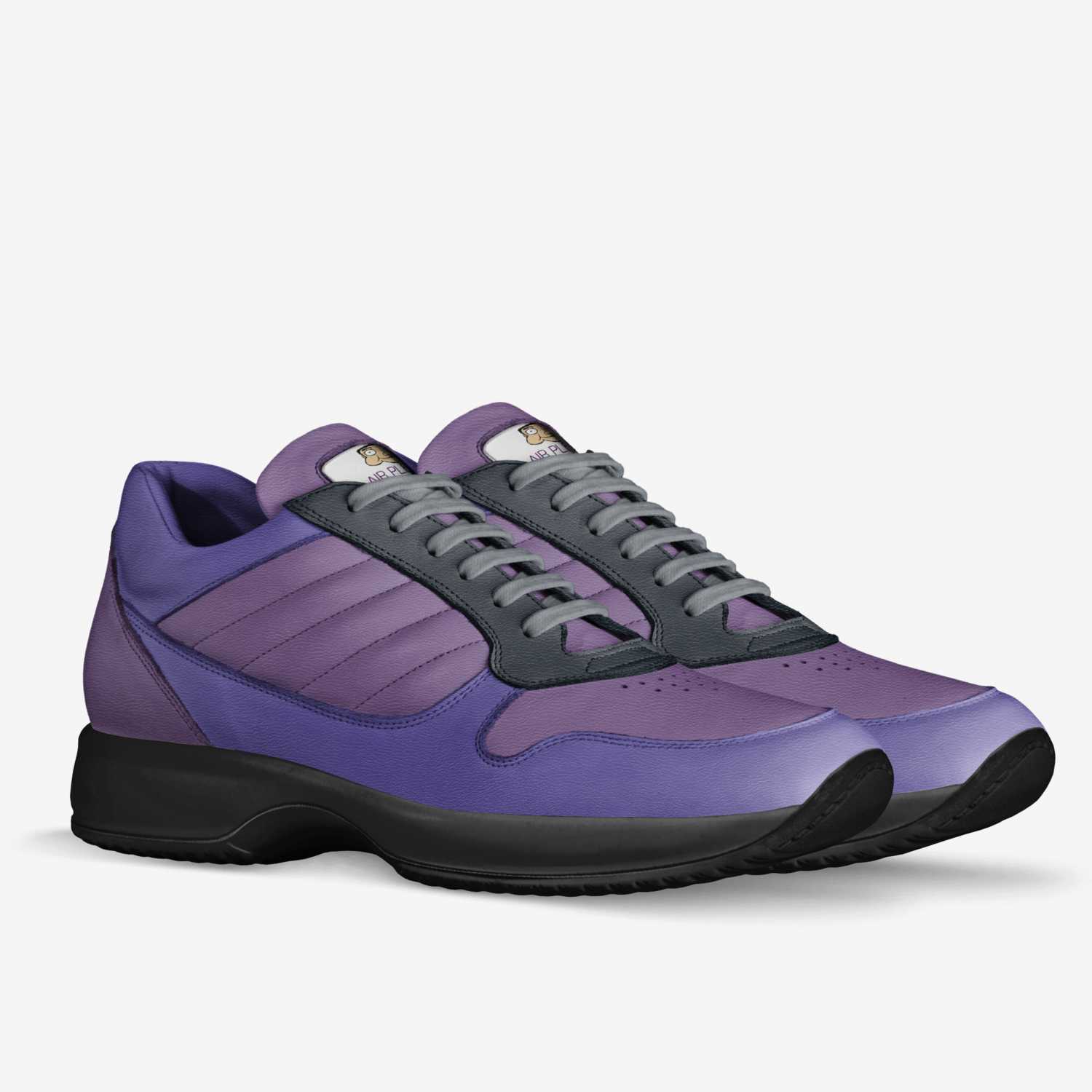 Air Pleb 2.0 custom made in Italy shoes by Hayden Bagley | Double view