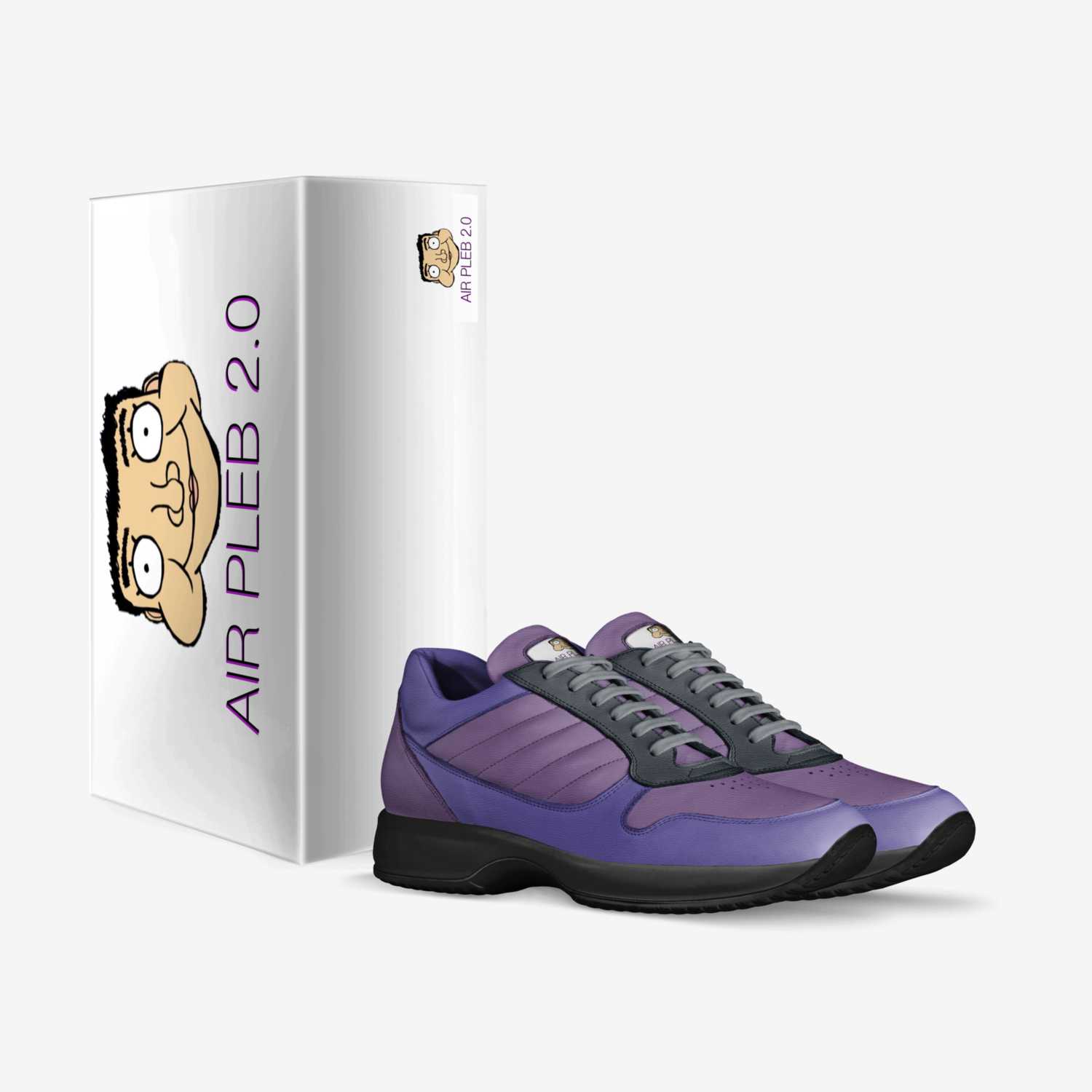 Air Pleb 2.0 custom made in Italy shoes by Hayden Bagley | Box view