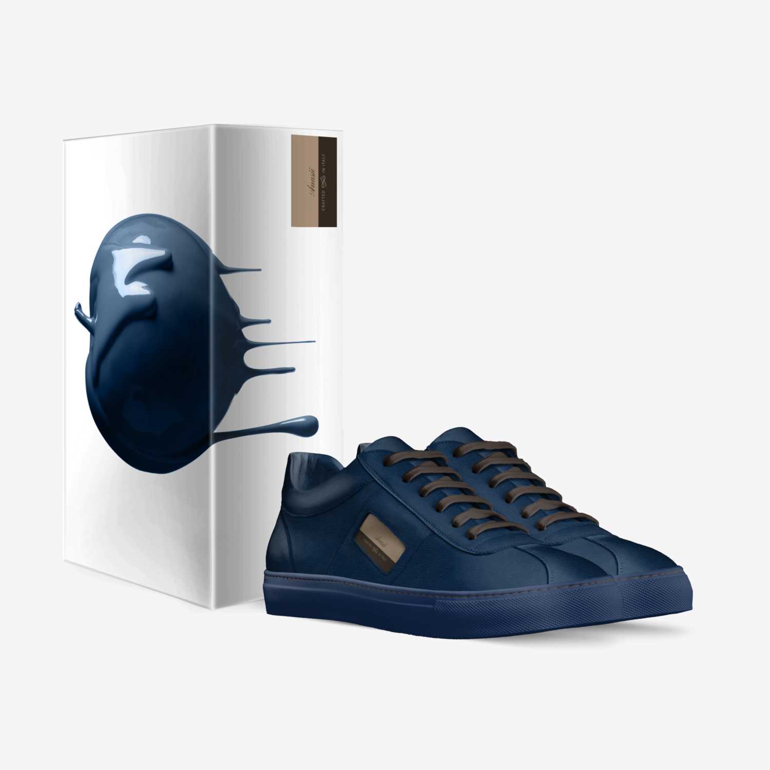 Anasii custom made in Italy shoes by Dana Wilson | Box view