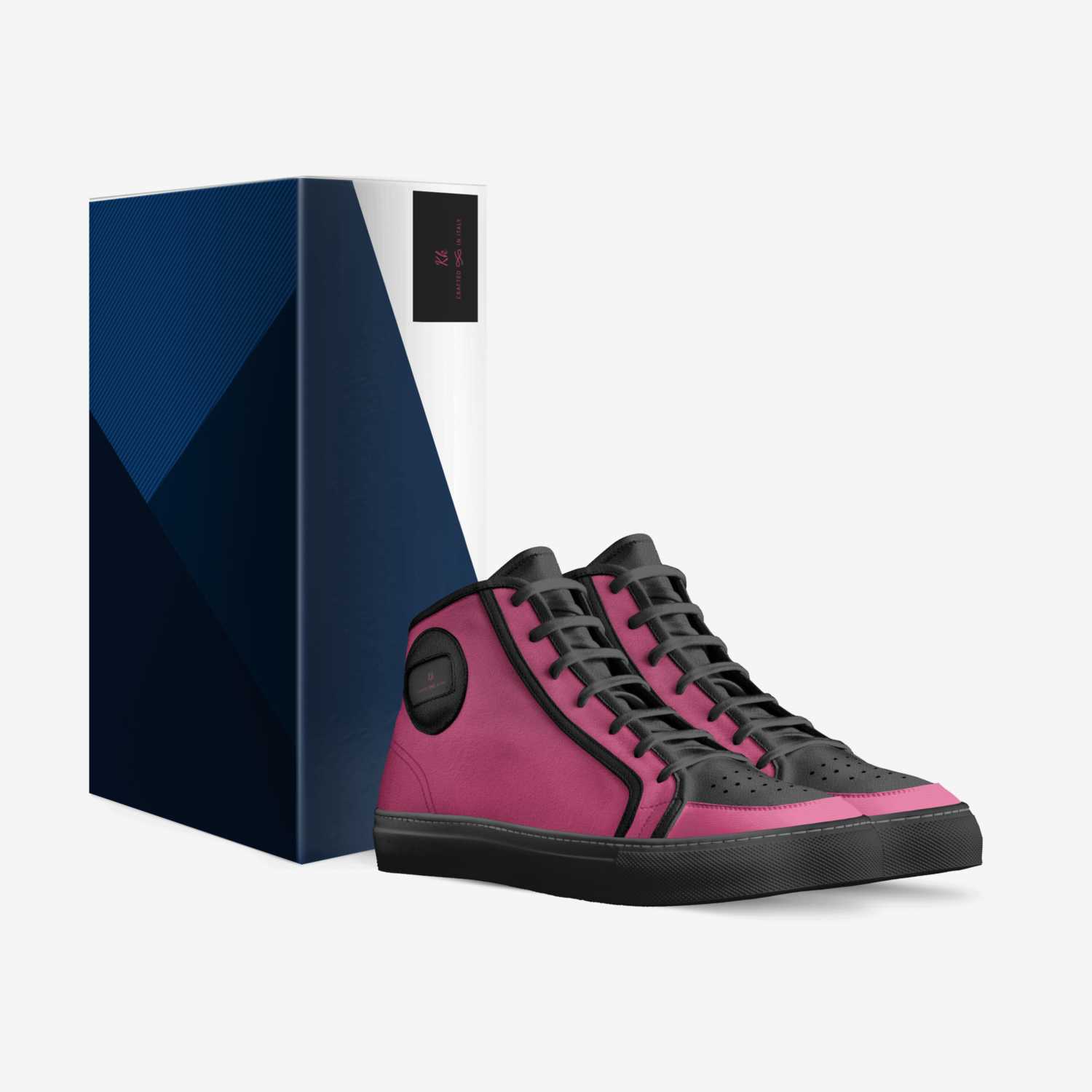 Kk custom made in Italy shoes by Mickala Washington | Box view