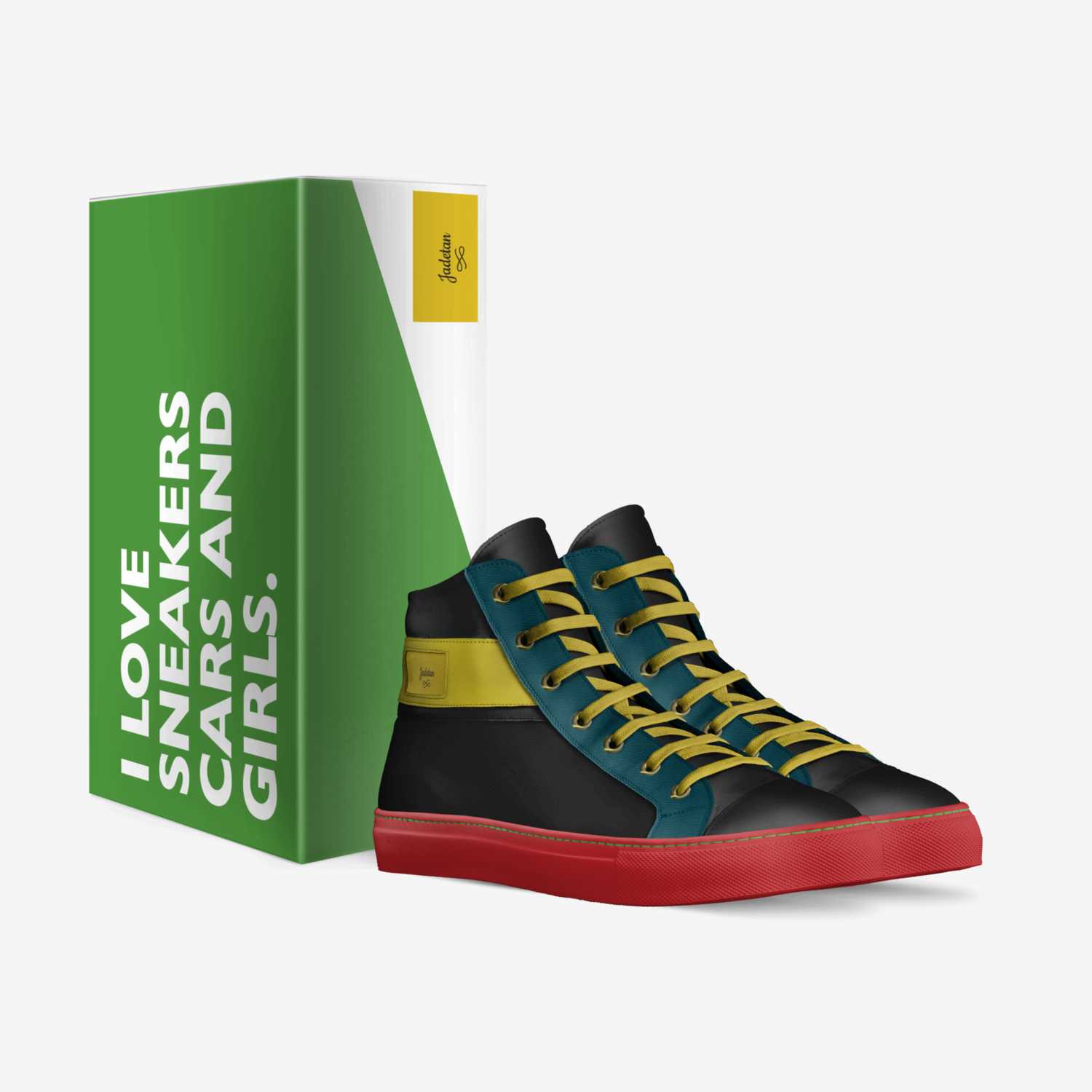 Jadetan custom made in Italy shoes by Samuel Olanrewaju | Box view