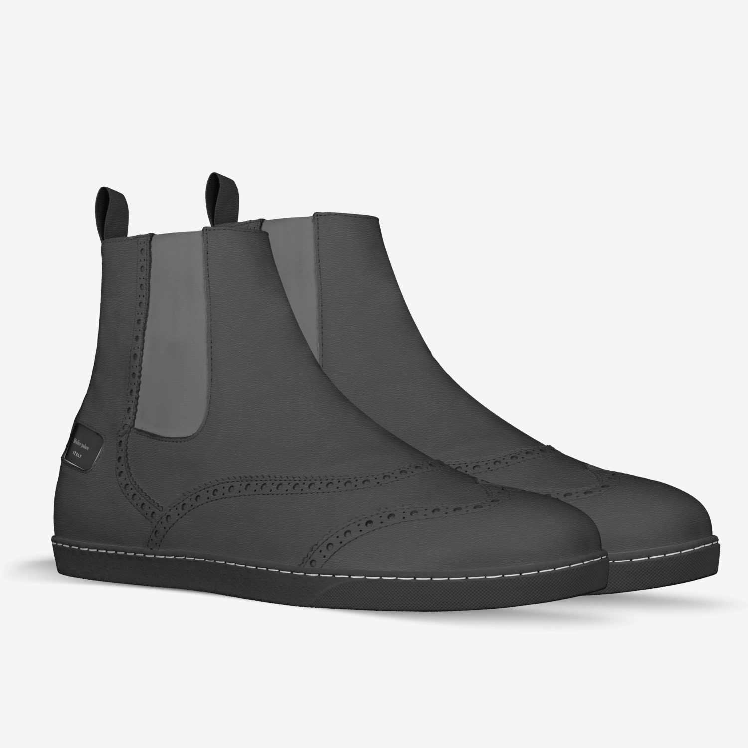 El Diablo custom made in Italy shoes by El Hefe | Double view