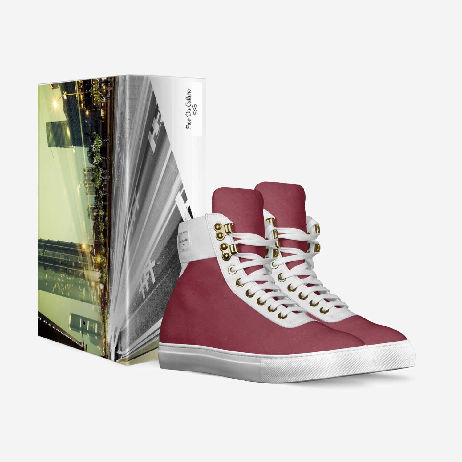 Free Da Culture custom made in Italy shoes by Benjamin Mejia | Box view