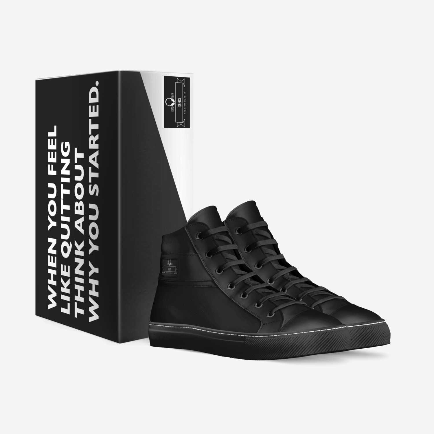 Geek II custom made in Italy shoes by Ryan Brown | Box view