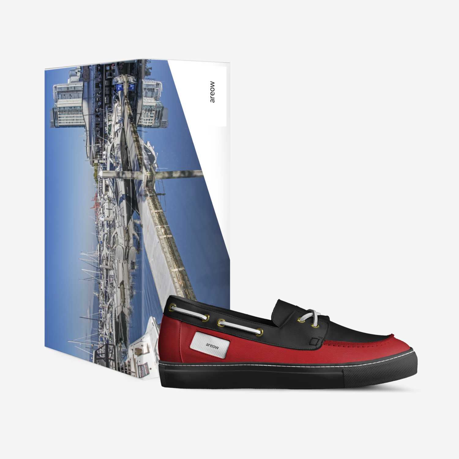 areow custom made in Italy shoes by Deon Swaqqur | Box view