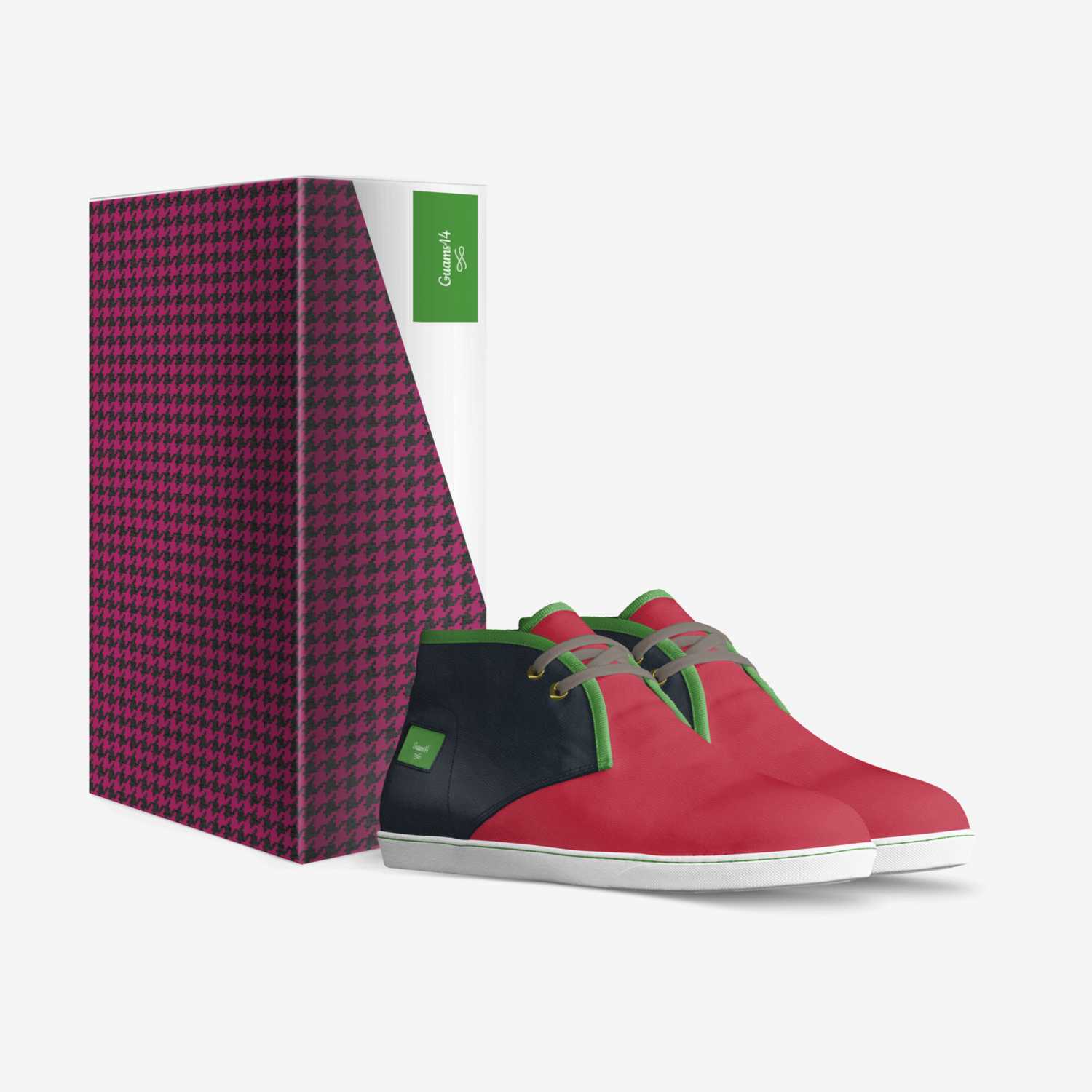 Guams14 custom made in Italy shoes by David Wayne Holcomb | Box view
