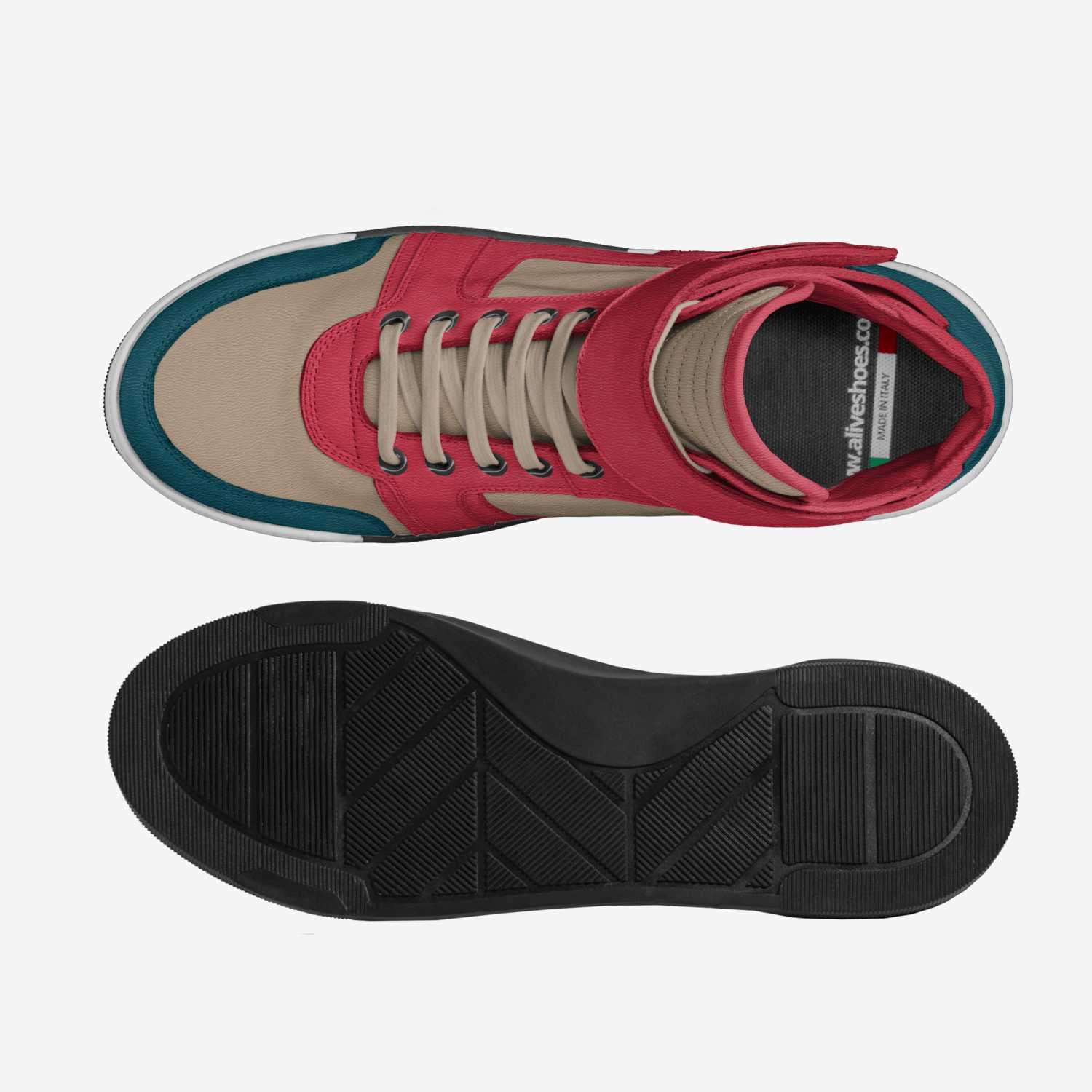 Rhino custom made in Italy shoes by Collin Mclaughlin | Top view