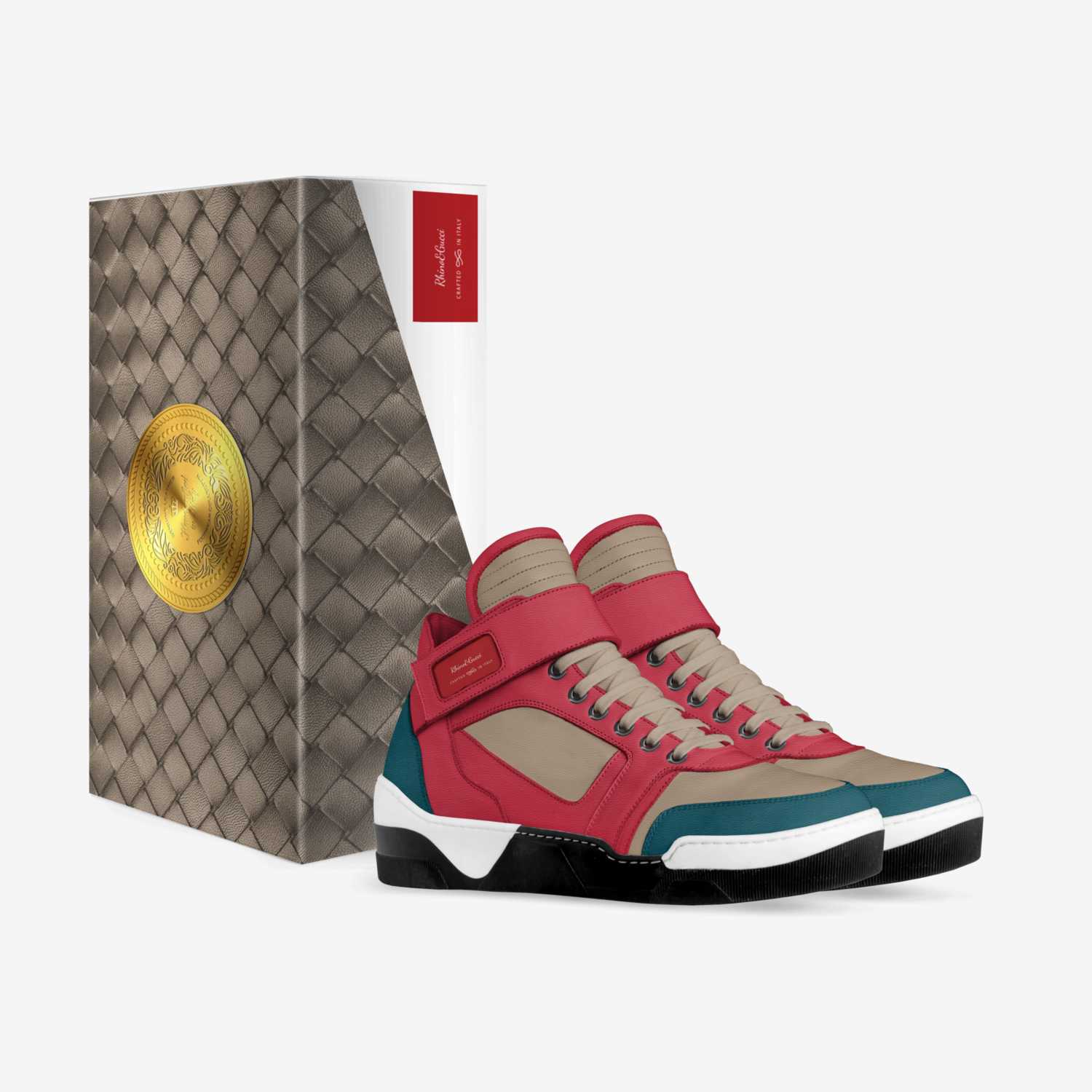Rhino custom made in Italy shoes by Collin Mclaughlin | Box view