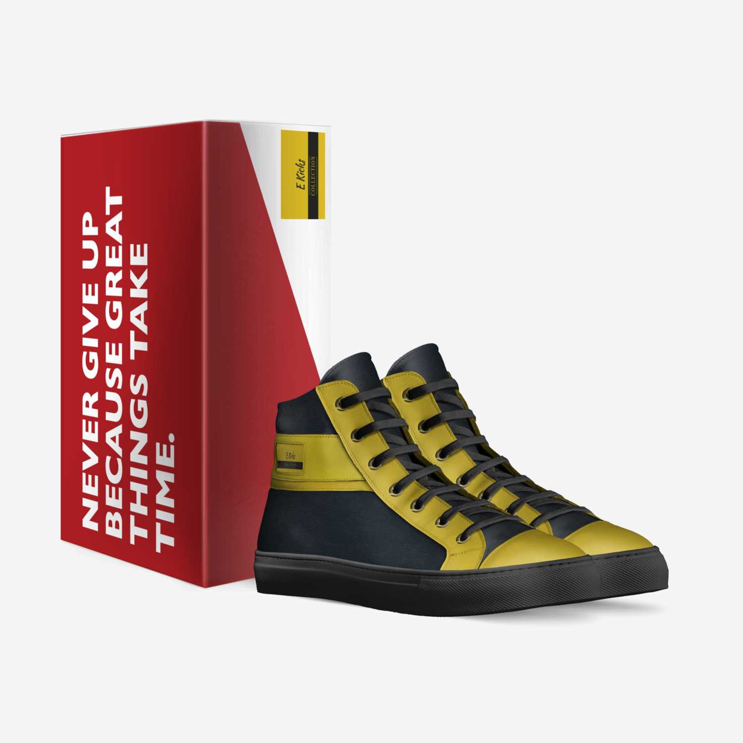 E Kicks custom made in Italy shoes by Emoney Bolin-johnson | Box view
