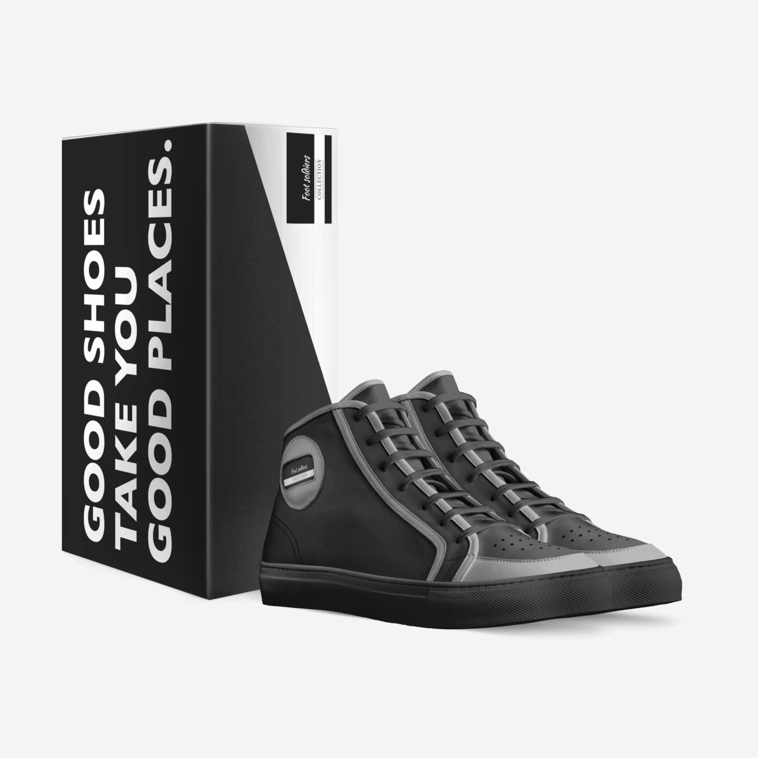 Foot soldiers custom made in Italy shoes by Sam | Box view