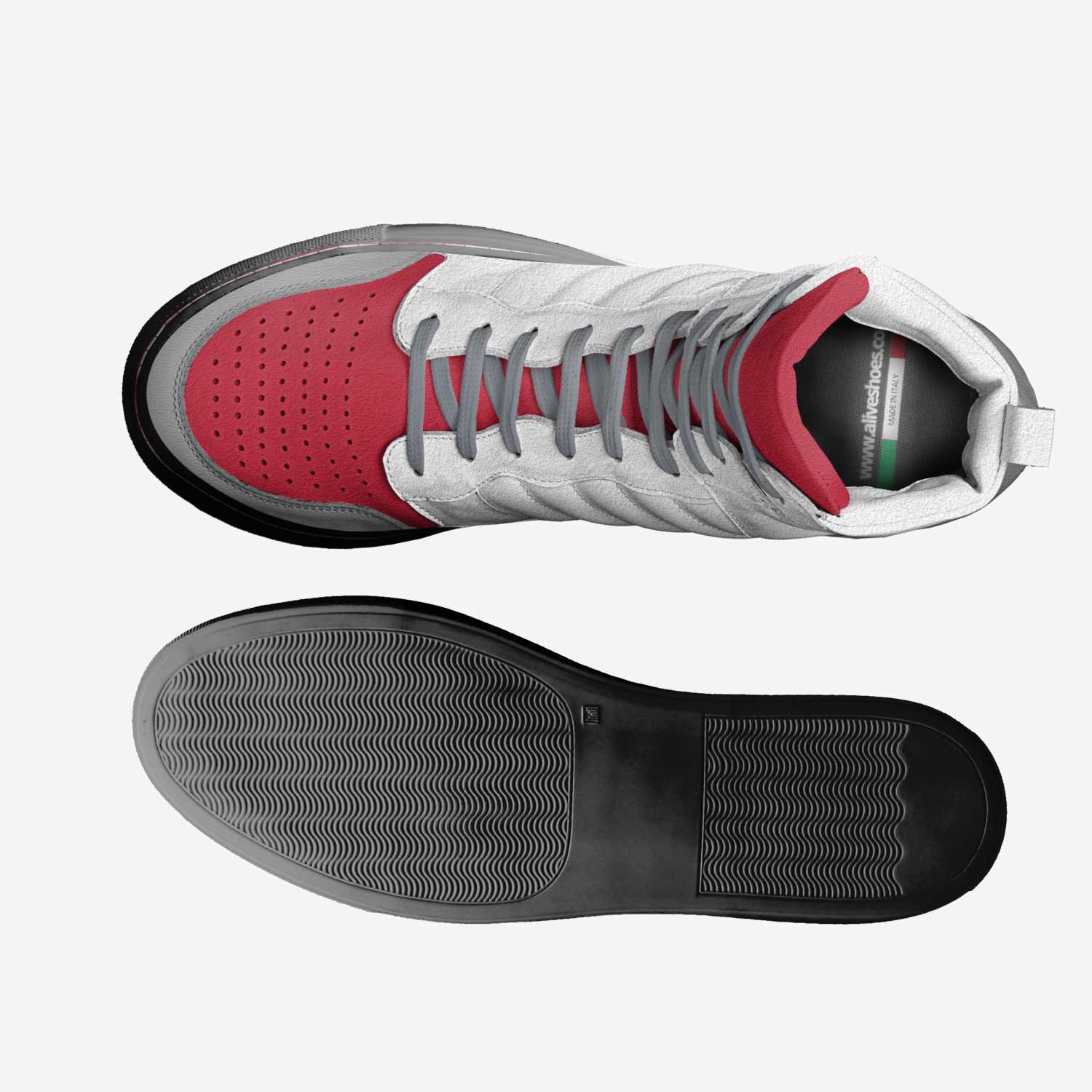 LS 1 custom made in Italy shoes by Lucas Saltz | Top view