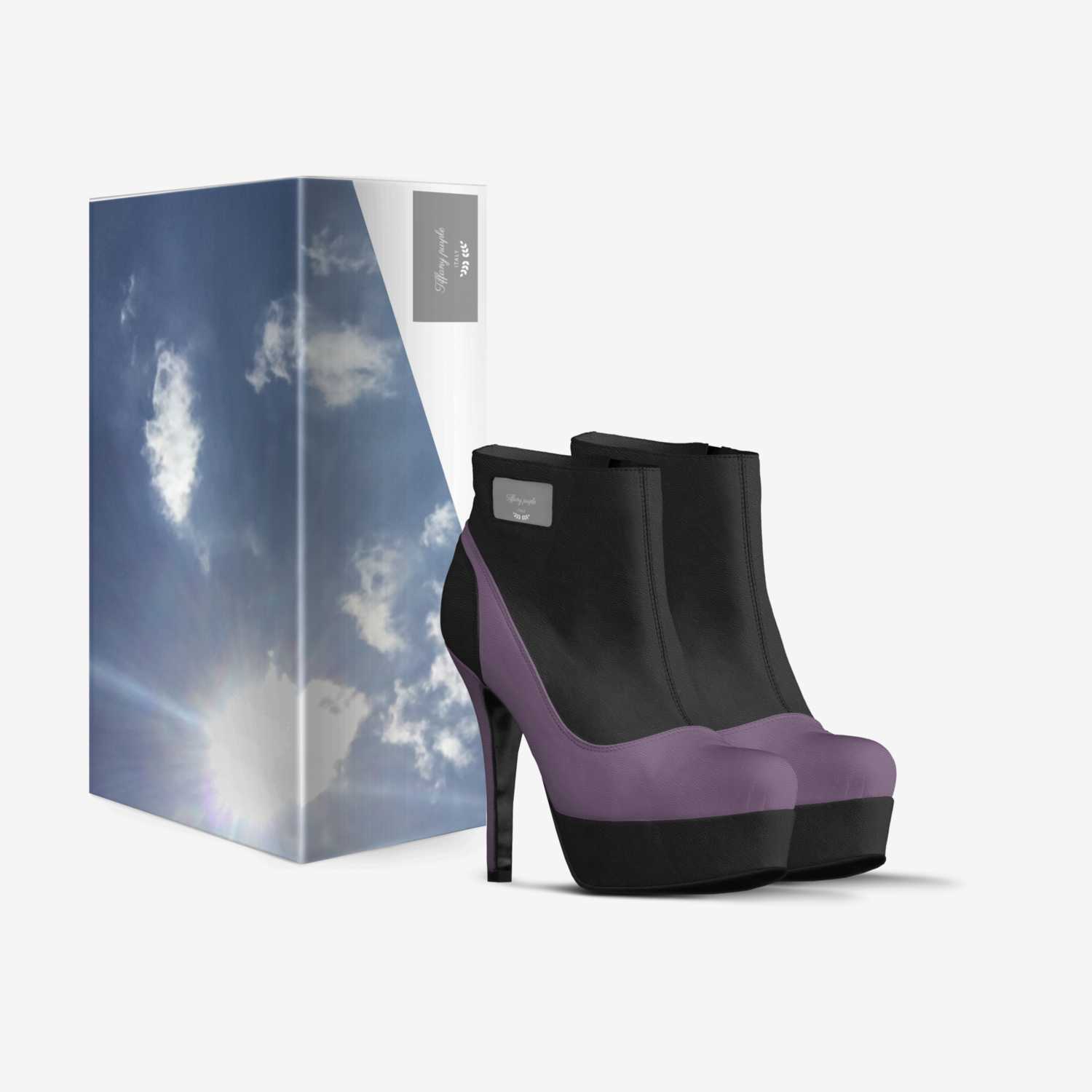 Tiffany purple  custom made in Italy shoes by Tiffany Rochelle Wilson | Box view