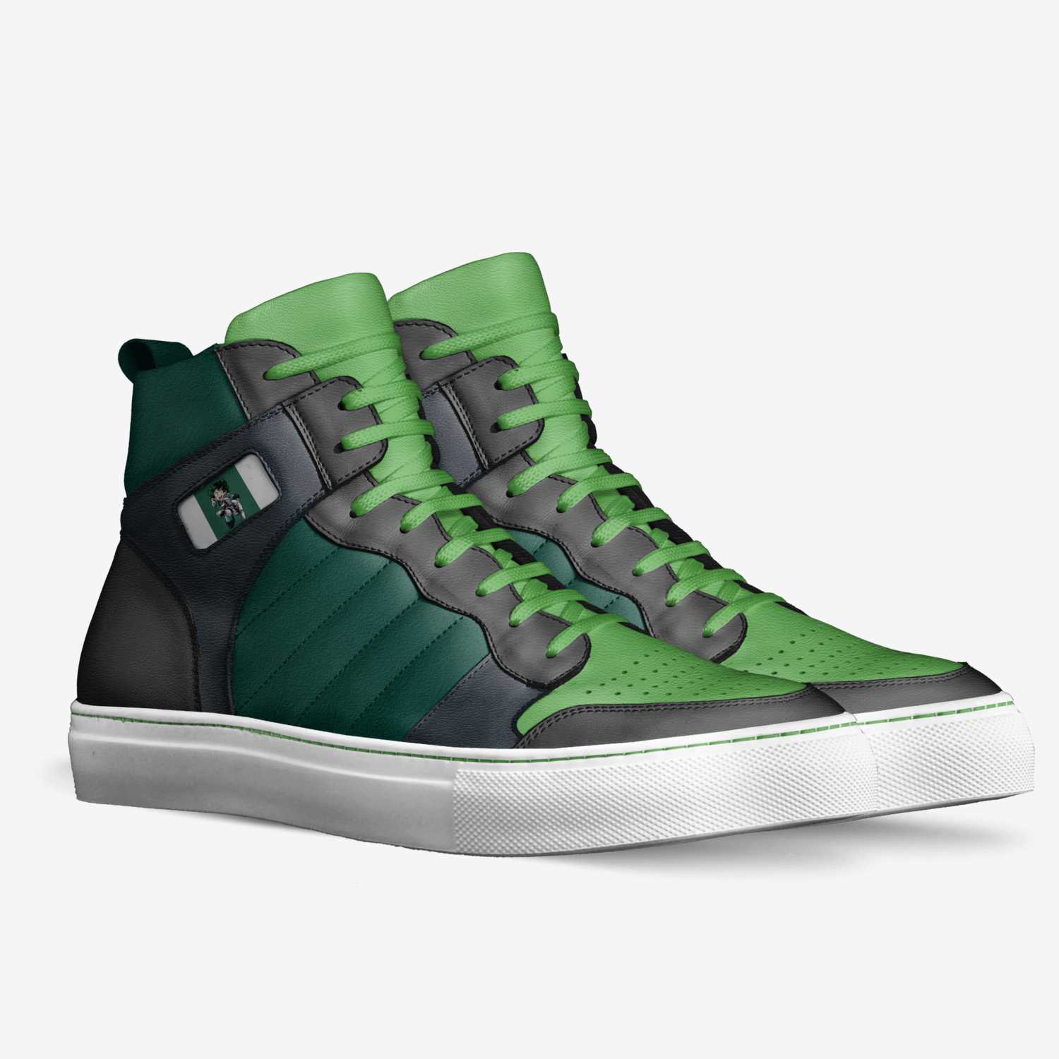 Deku custom made in Italy shoes by Leet | Double view