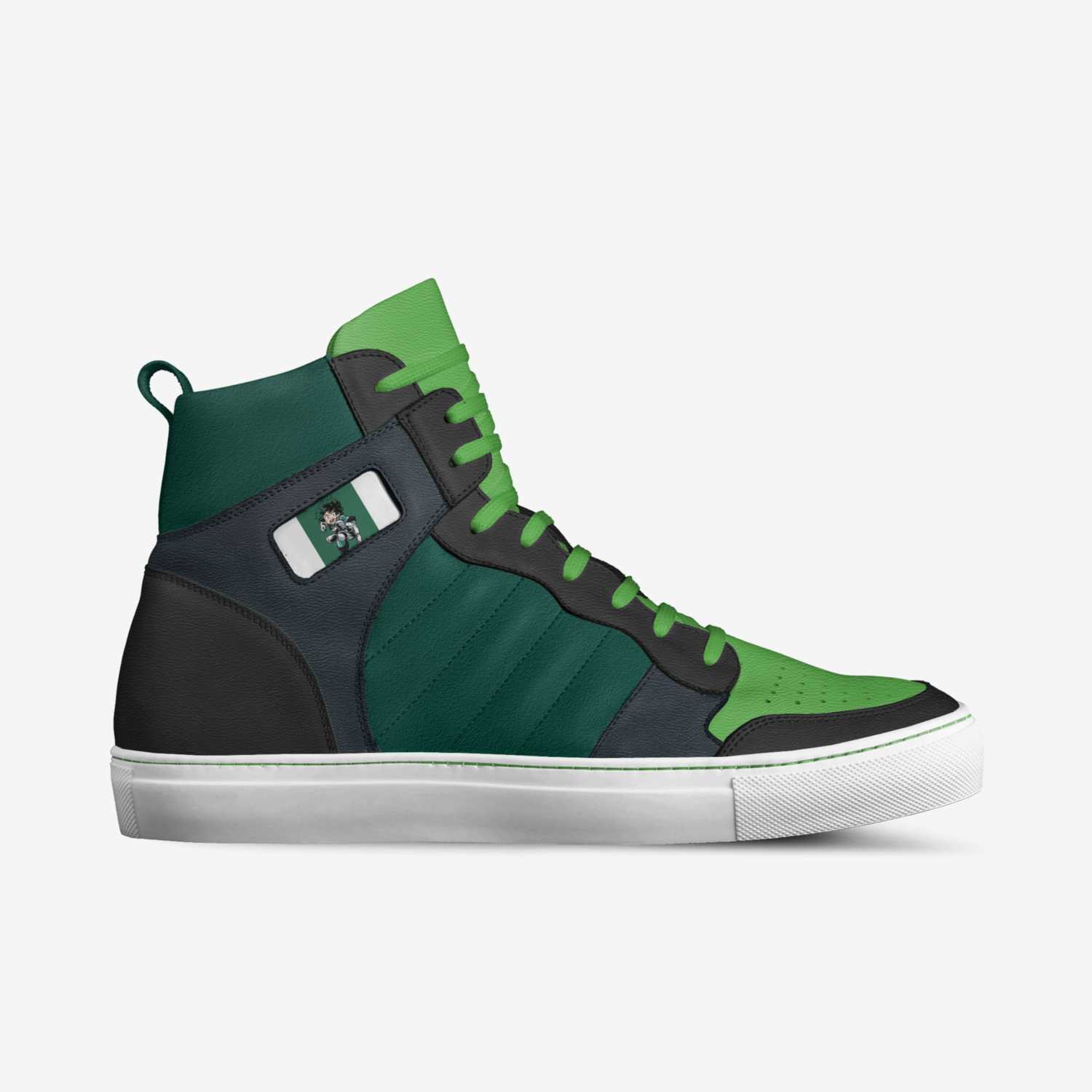 Deku custom made in Italy shoes by Leet | Side view