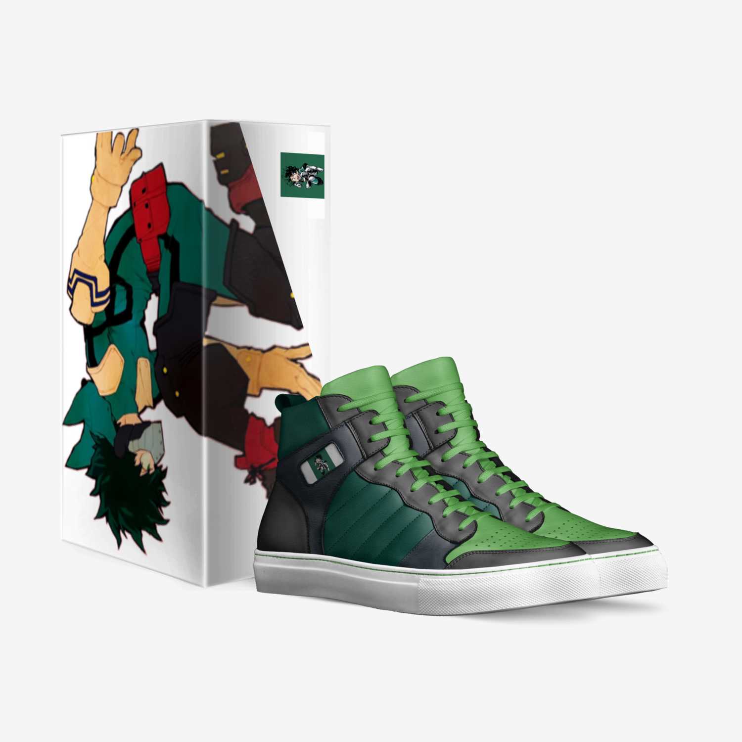 Deku custom made in Italy shoes by Leet | Box view