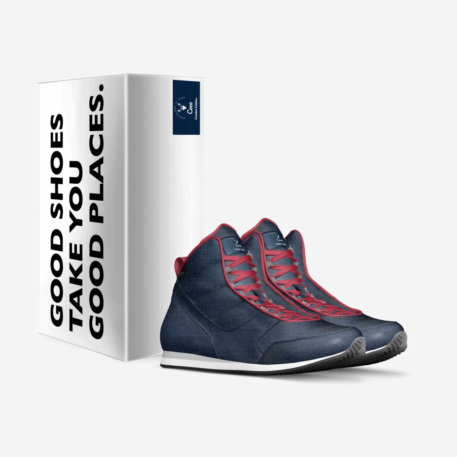 Coco custom made in Italy shoes by Sherry Rose | Box view