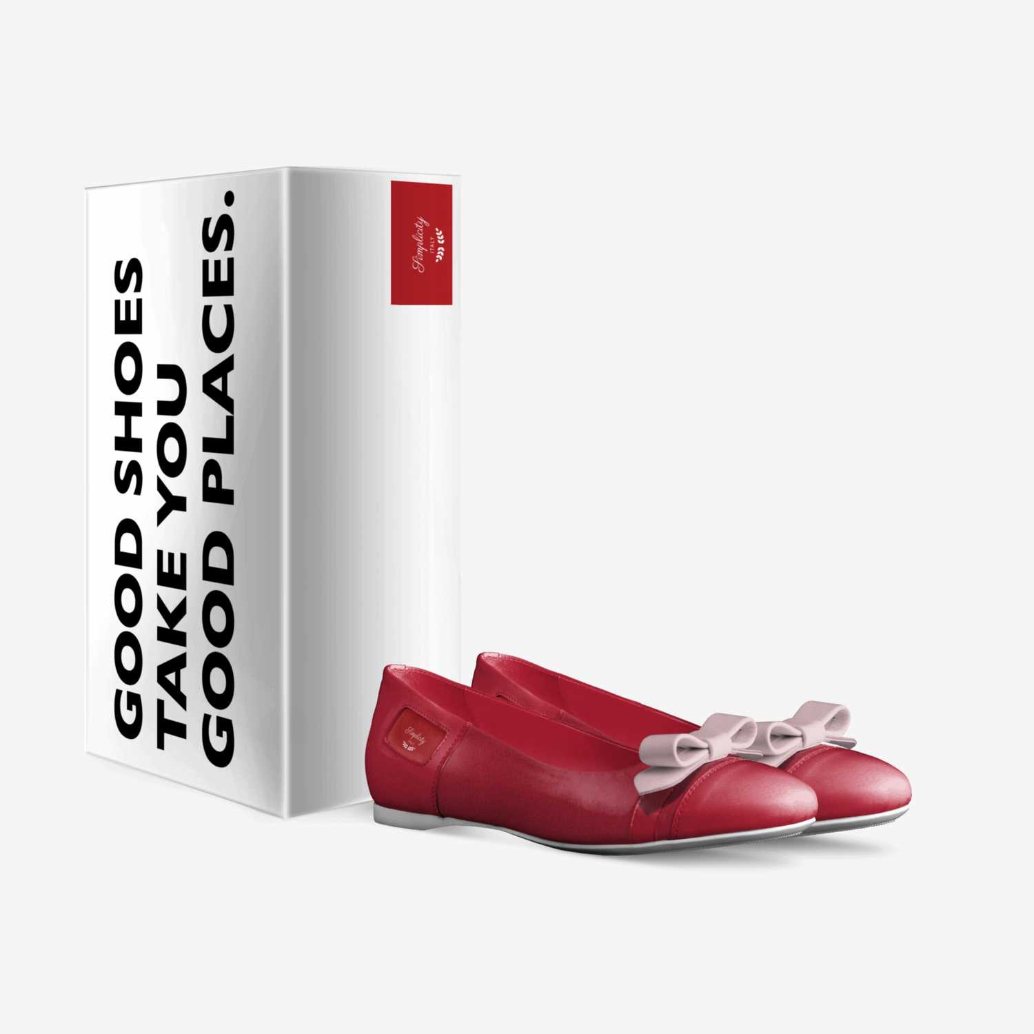 Simplicity custom made in Italy shoes by Sherry Rose | Box view