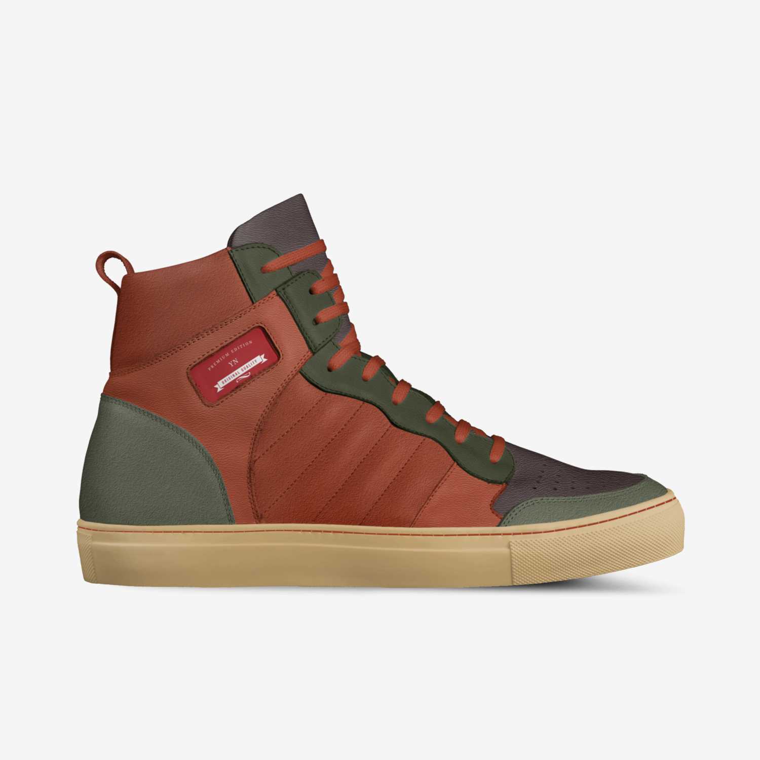 YN  custom made in Italy shoes by Karriem Muhammad | Side view