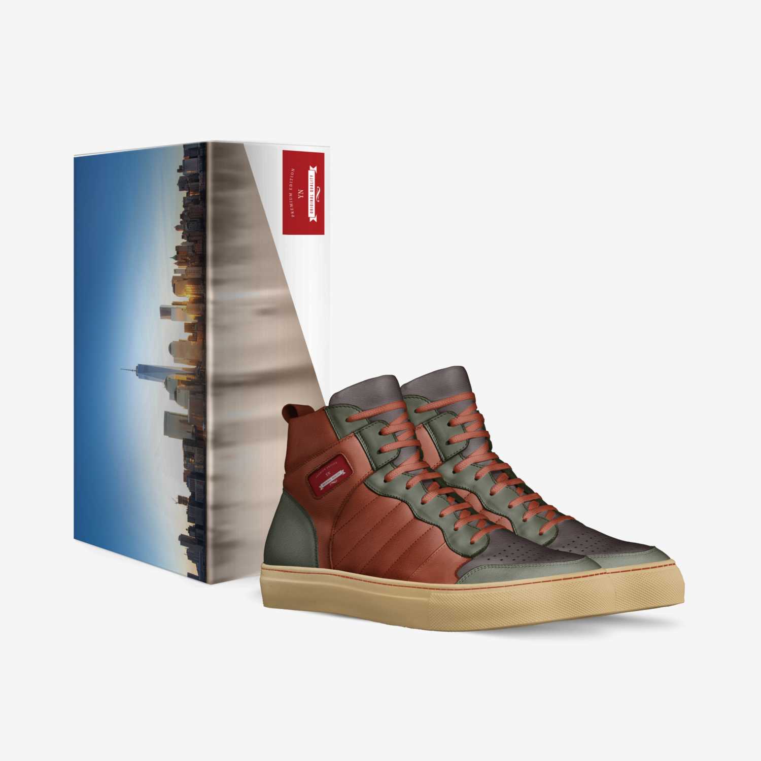 YN  custom made in Italy shoes by Karriem Muhammad | Box view