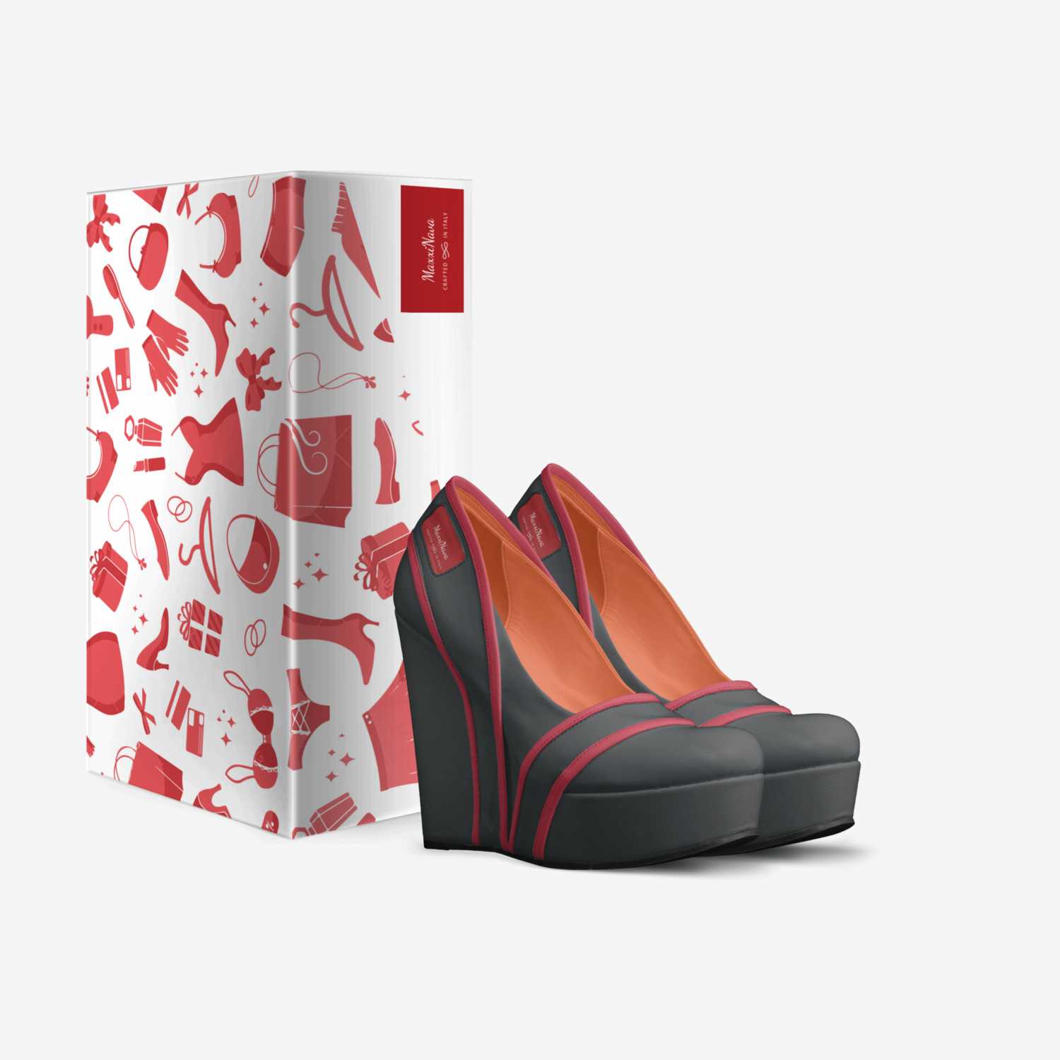 MaxxiNava custom made in Italy shoes by Debi Chin | Box view