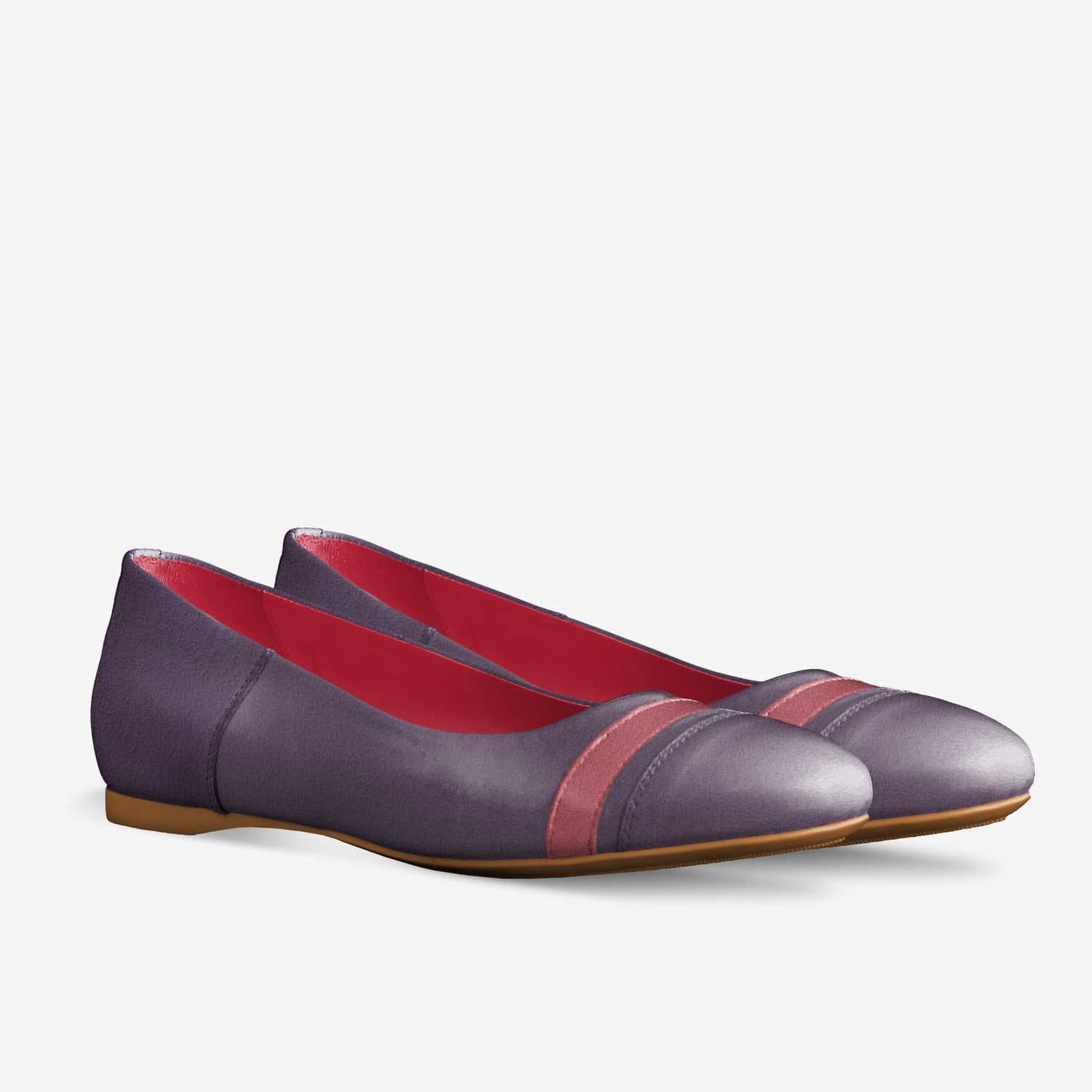 Ms. Au custom made in Italy shoes by Sherry Rose | Double view