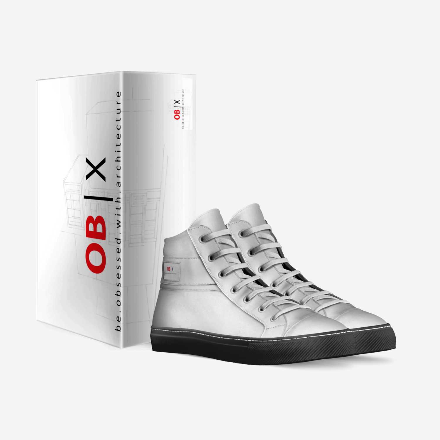 OB | X  custom made in Italy shoes by Oscar Hernandez Acosta | Box view