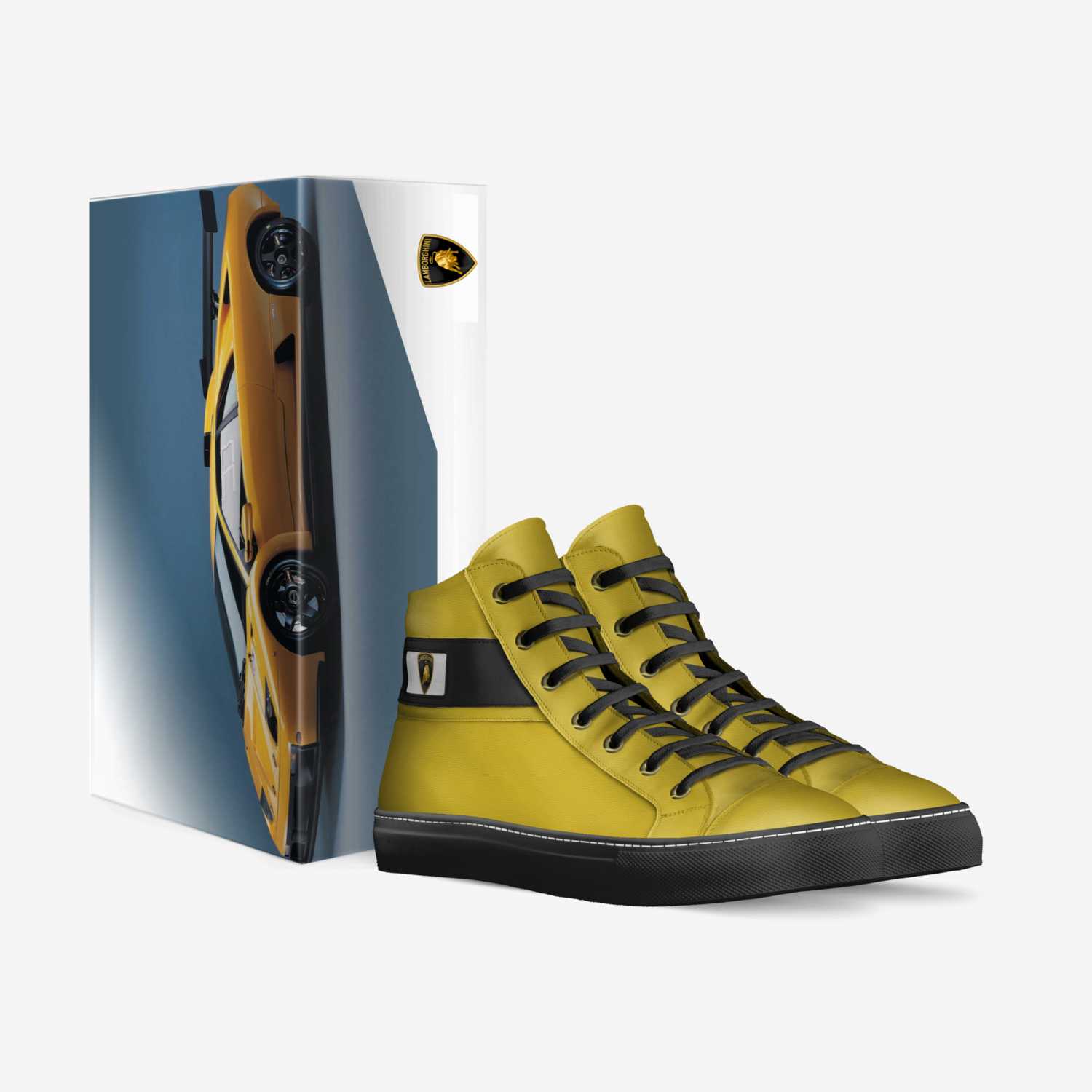Lambo Boost custom made in Italy shoes by Lucas Saltz | Box view