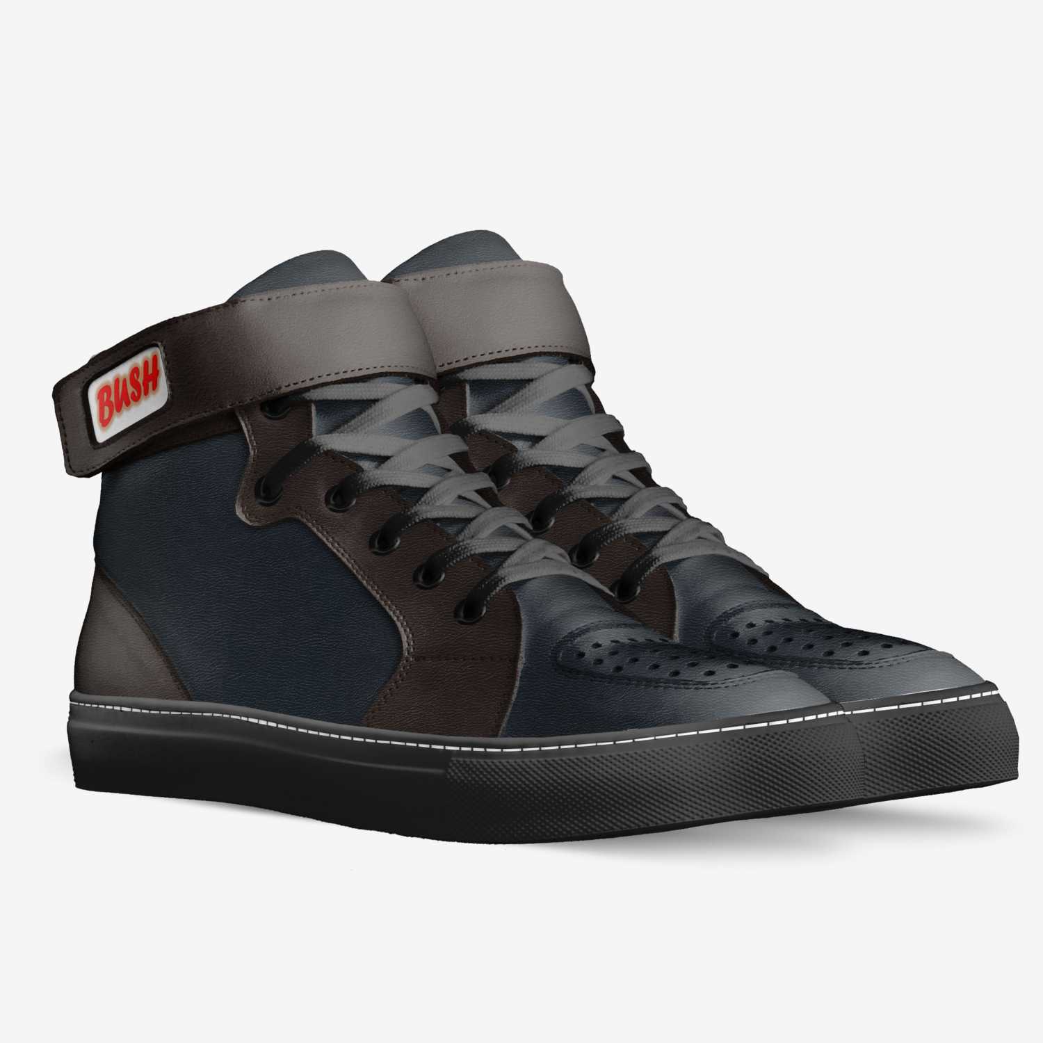 bush custom made in Italy shoes by George Kufa | Double view