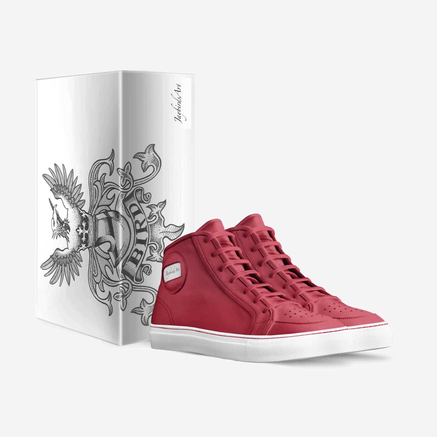 JaybirdsArt custom made in Italy shoes by Jaleel Davis | Box view
