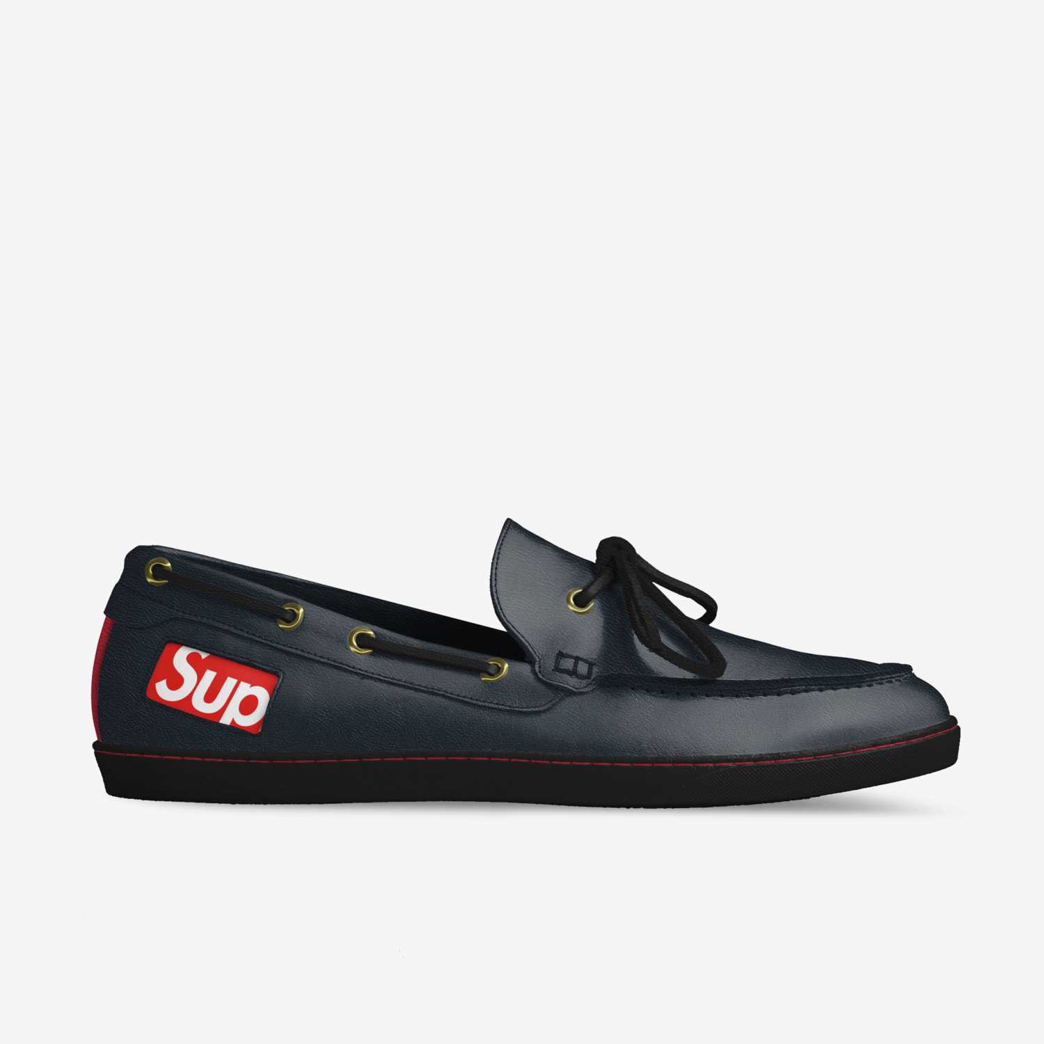 crossout custom made in Italy shoes by Anthonymarez | Side view