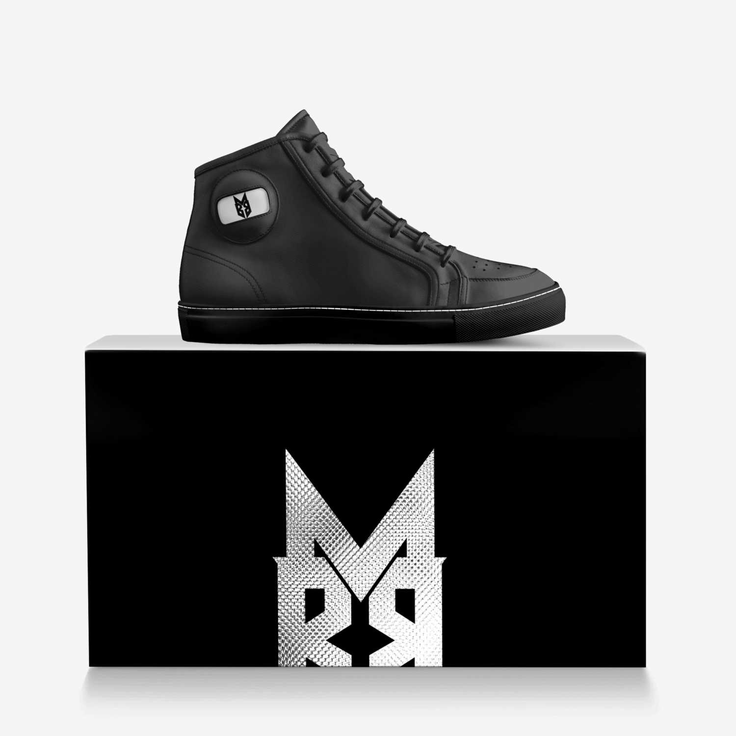 Drop Kicks custom made in Italy shoes by Mrbaileybaby Wins | Over box view