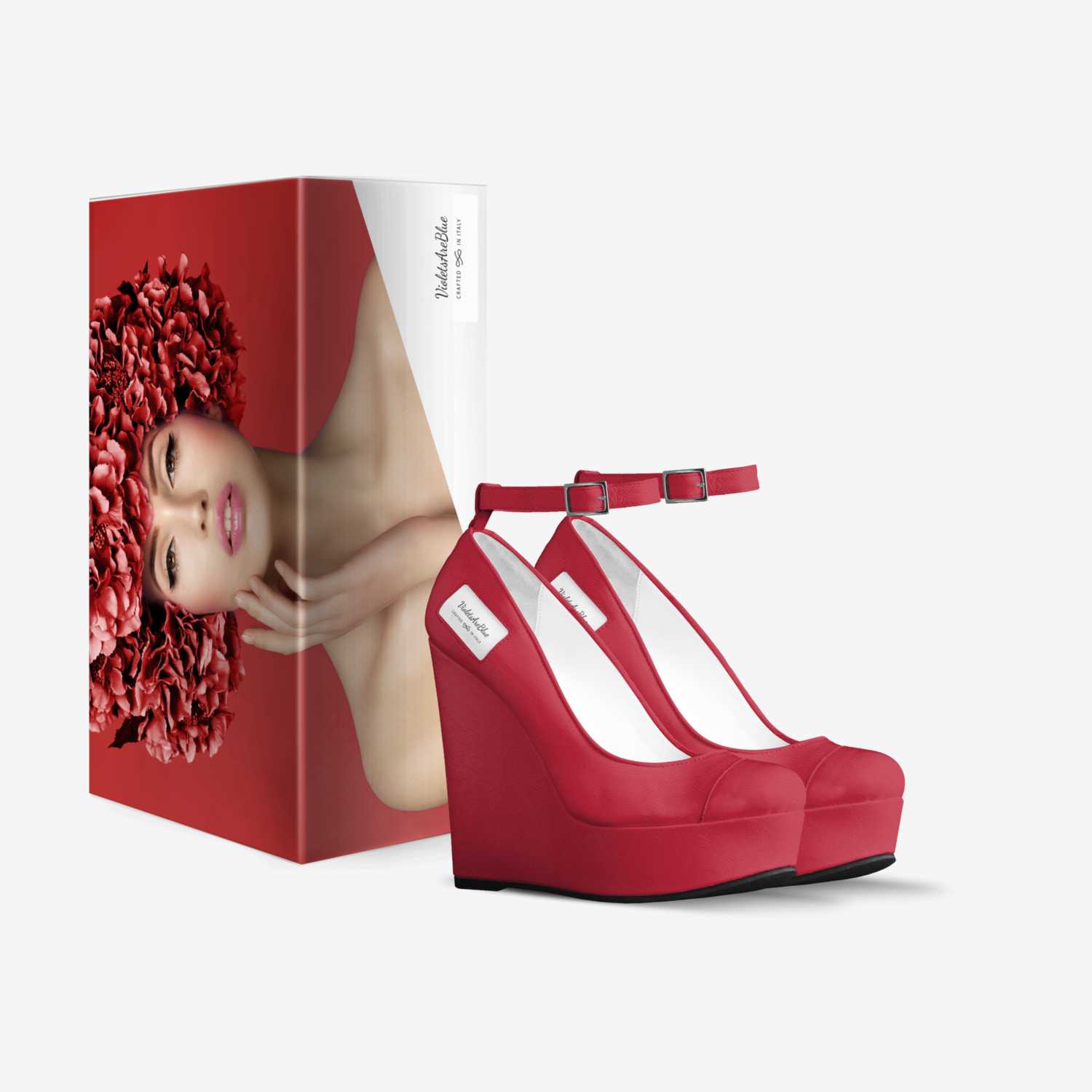 VioletsAreBlue custom made in Italy shoes by Haley Steffen | Box view