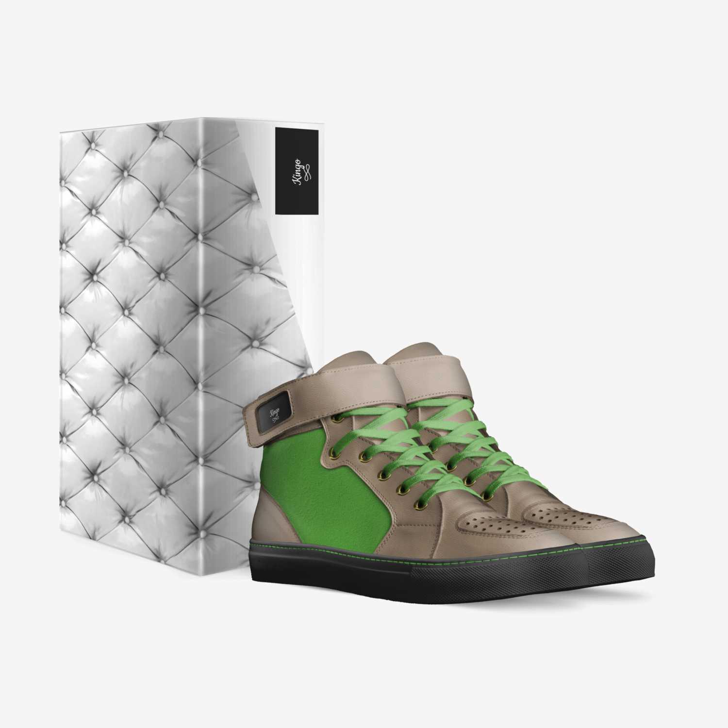Kingo custom made in Italy shoes by Nour Sallal | Box view