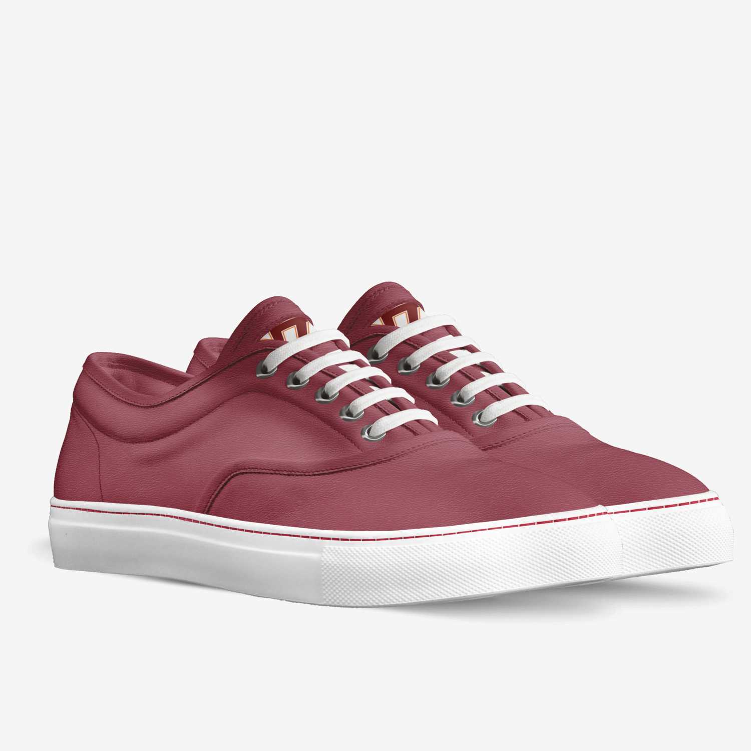 Virginia Tech Shoe custom made in Italy shoes by Trent Parsons | Double view