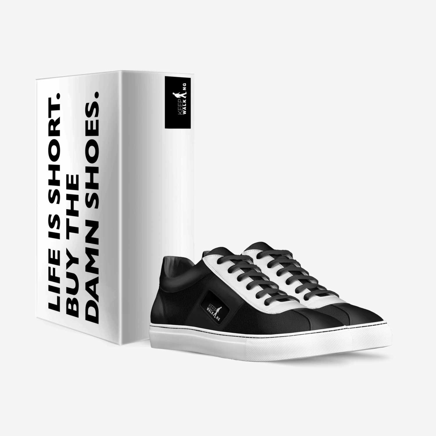 keep walking custom made in Italy shoes by Berto Costa | Box view