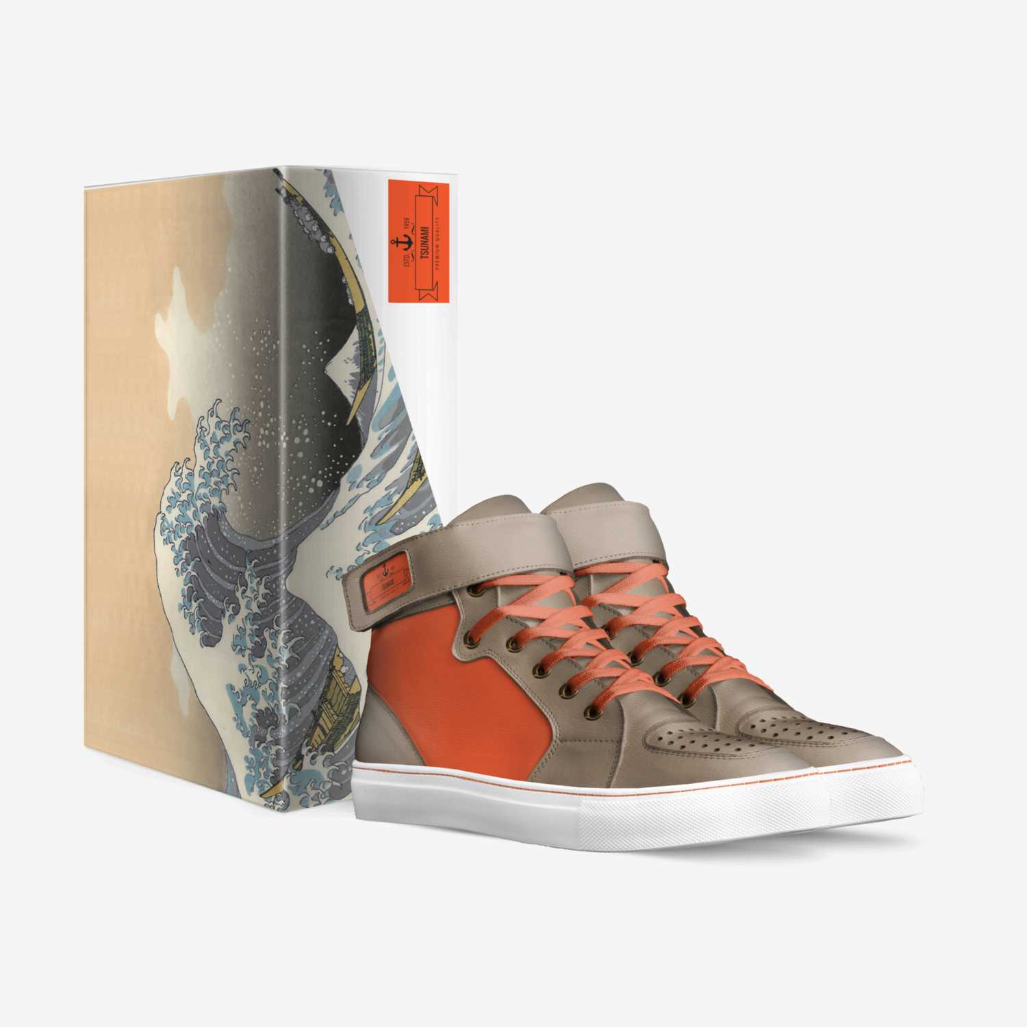 Tsunami custom made in Italy shoes by Antonio Coleman | Box view