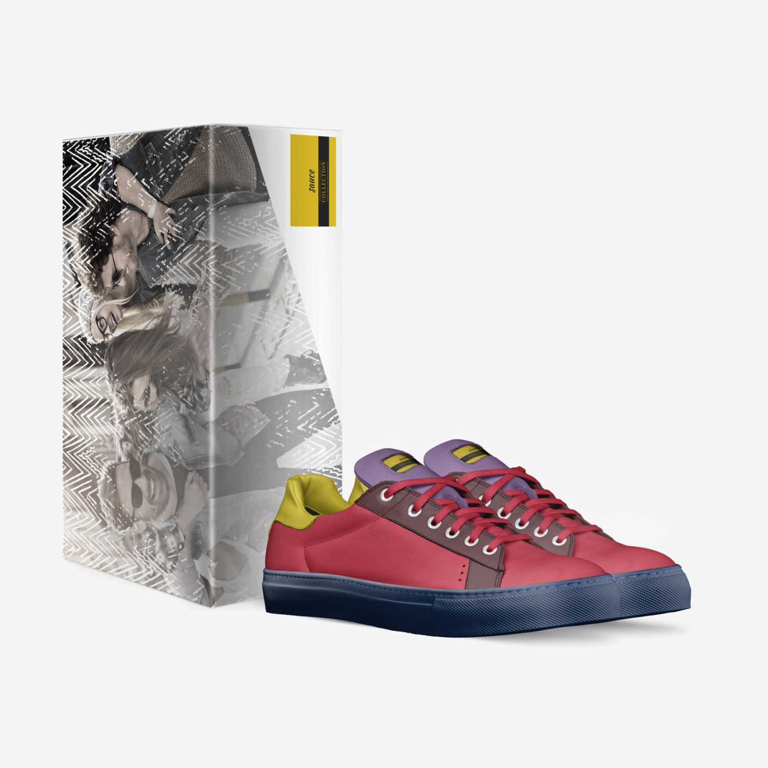 sauce custom made in Italy shoes by Kent Shively | Box view